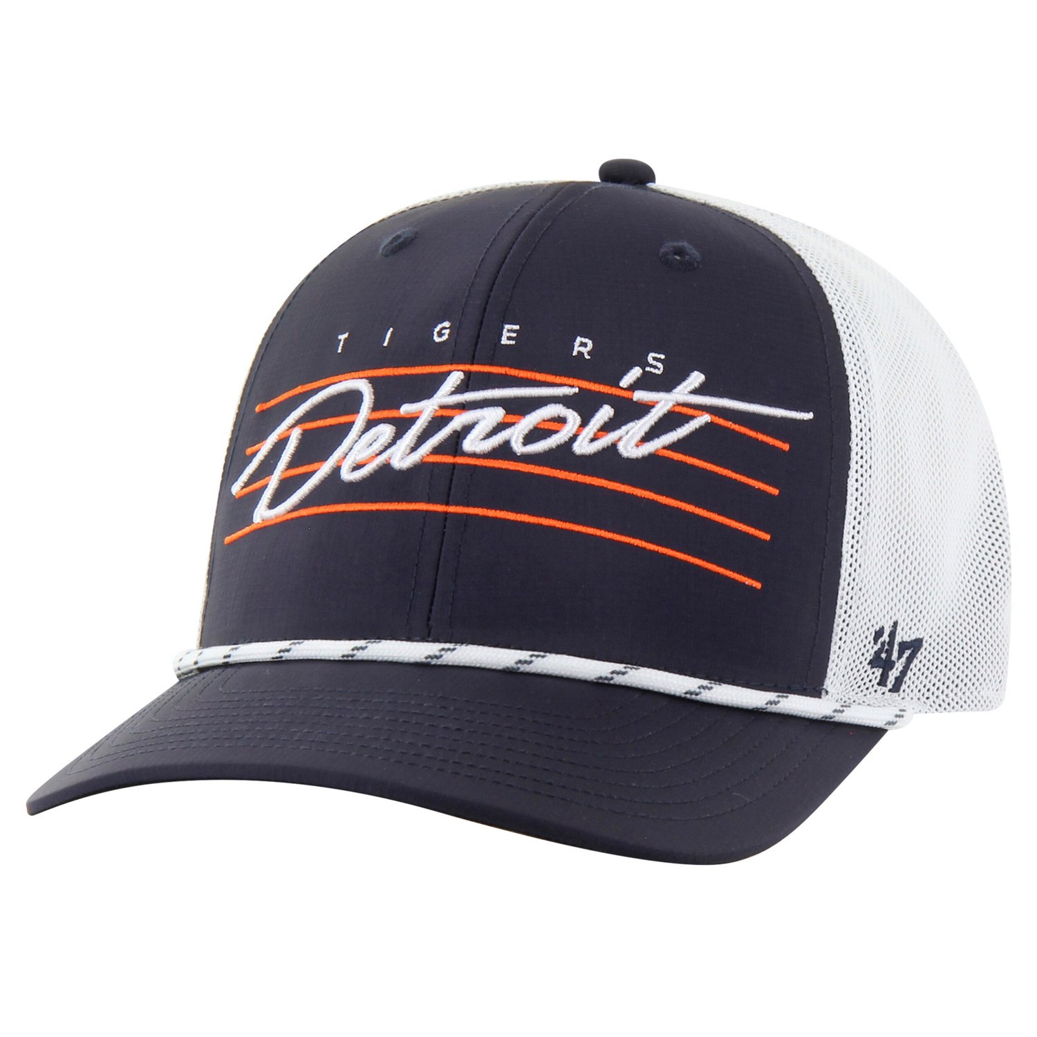 '47 Detroit Tigers Downburst Trucker Adjustable Hat