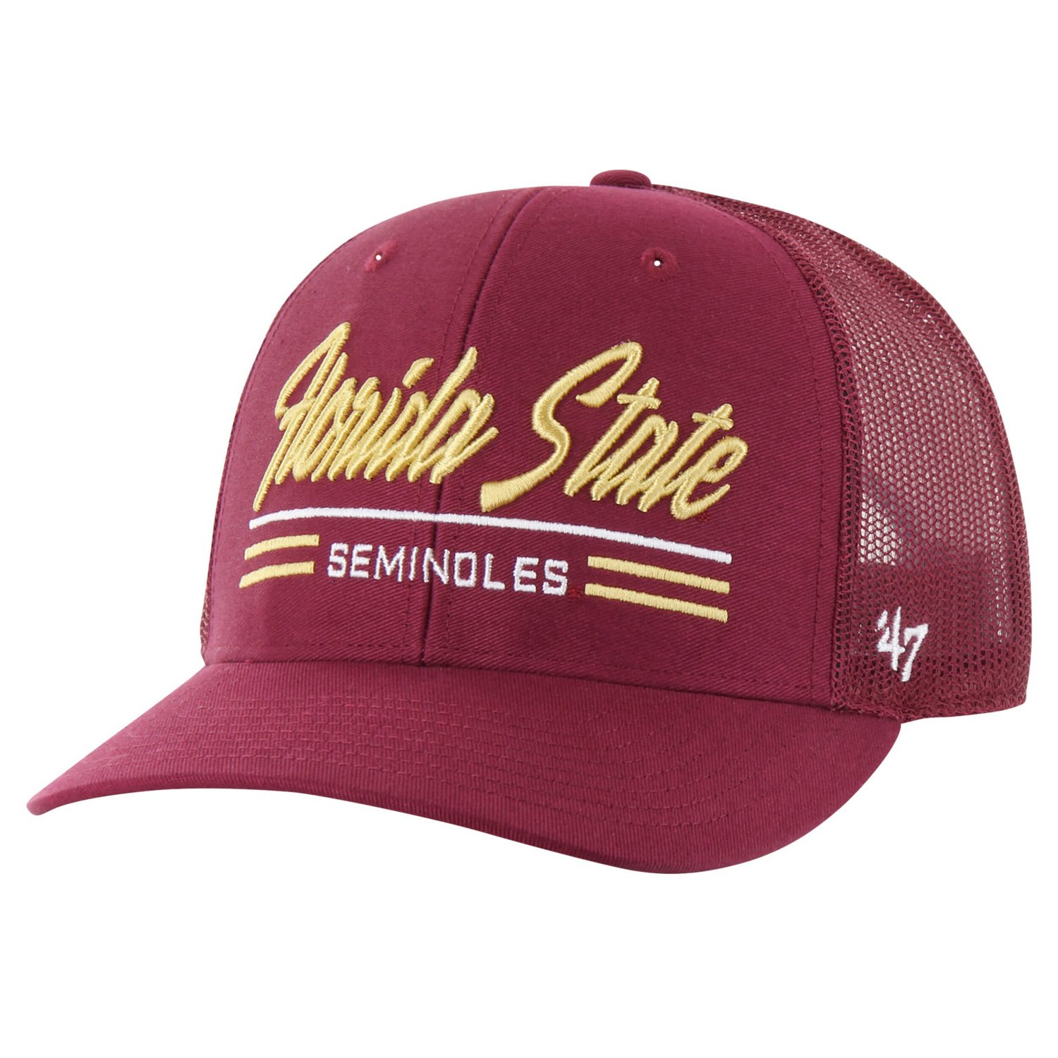 '47 Florida State Seminoles Garner Trucker Adjustable Hat - view number 1