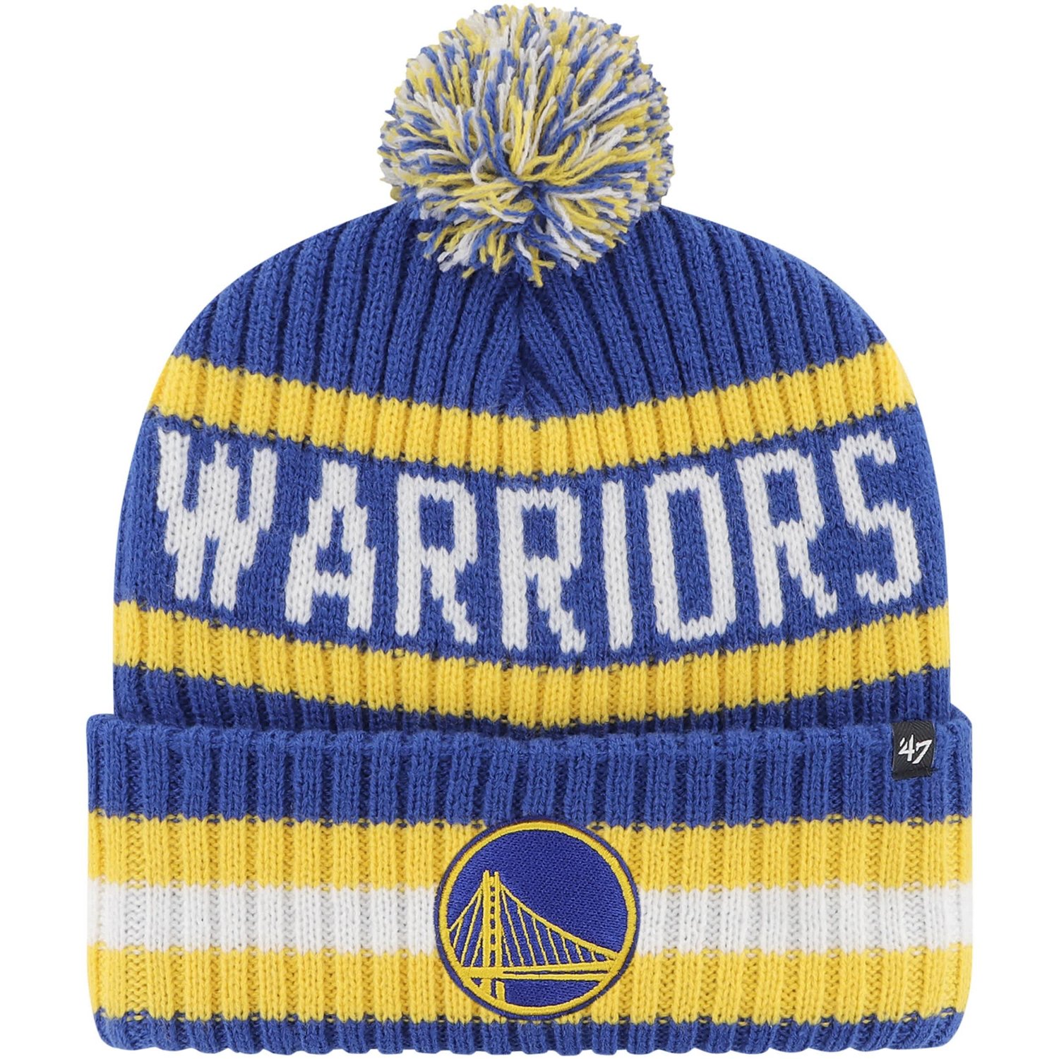 '47 Golden State Warriors Bering Cuffed Knit Hat with Pom