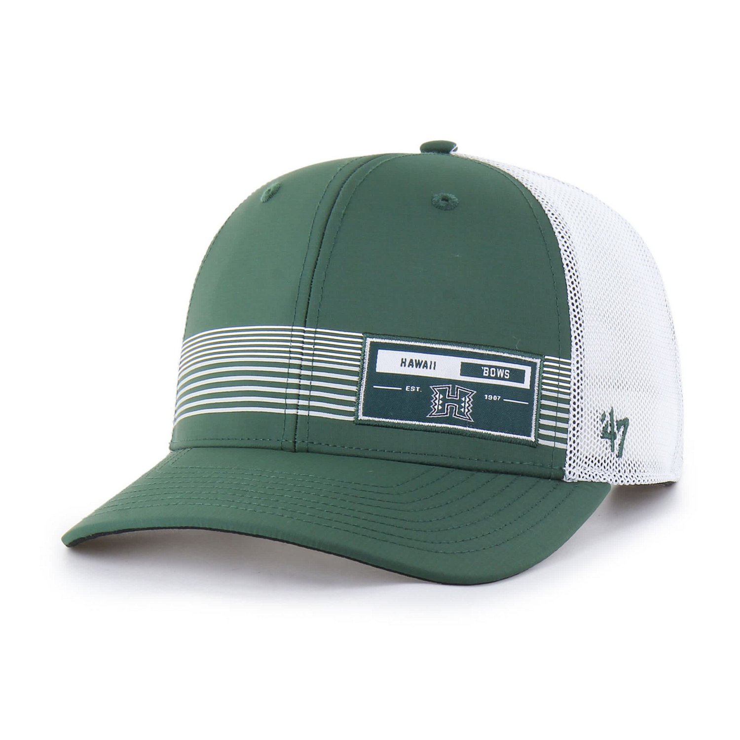 '47 Hawaii Rainbow Warriors Rangefinder brrr Trucker Adjustable Hat - view number 1