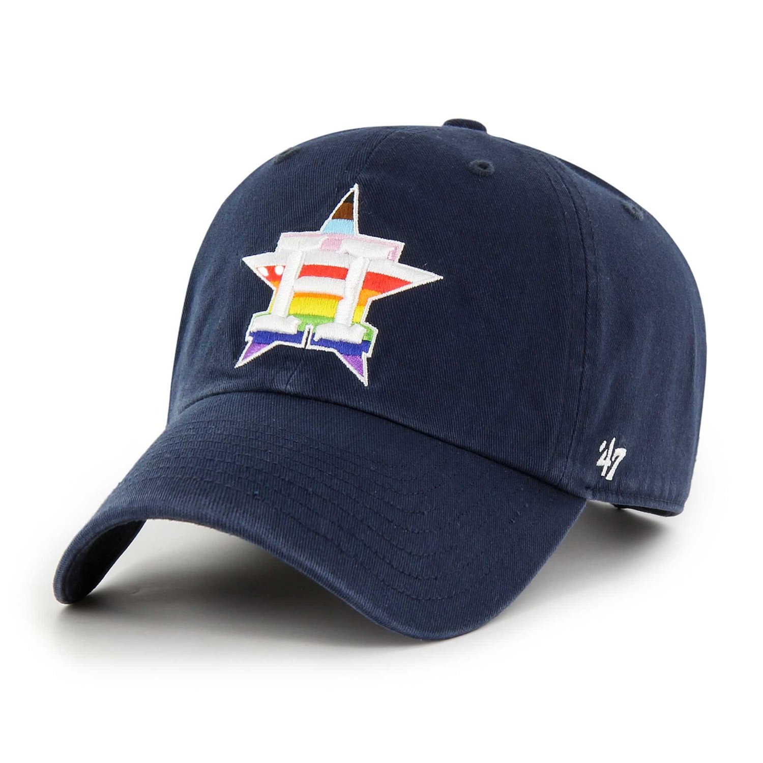 '47 Houston Astros Team Pride Clean Up Adjustable Hat                                                                           
