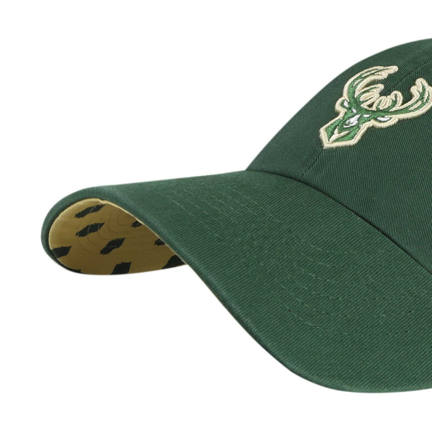 '47 Hunter Milwaukee Bucks Confetti Undervisor Clean Up Adjustable Hat