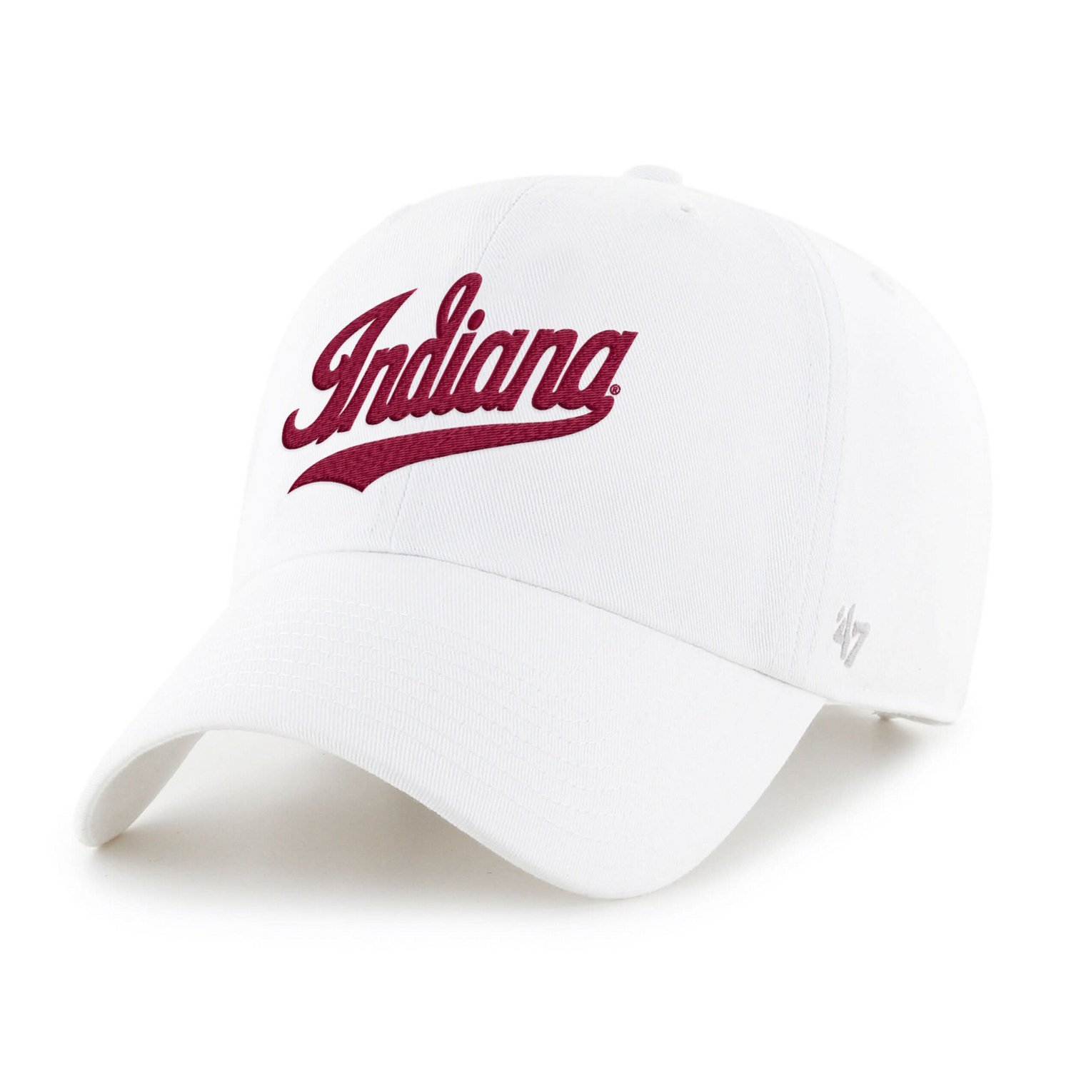 '47 Indiana Hoosiers Script Clean Up Adjustable Hat