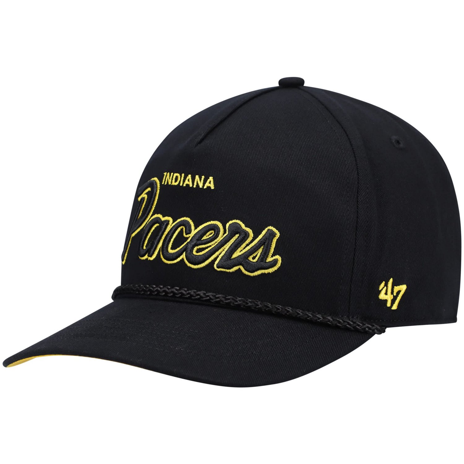 '47 Indiana Pacers Crosstown Script Hitch Snapback Hat - view number 3