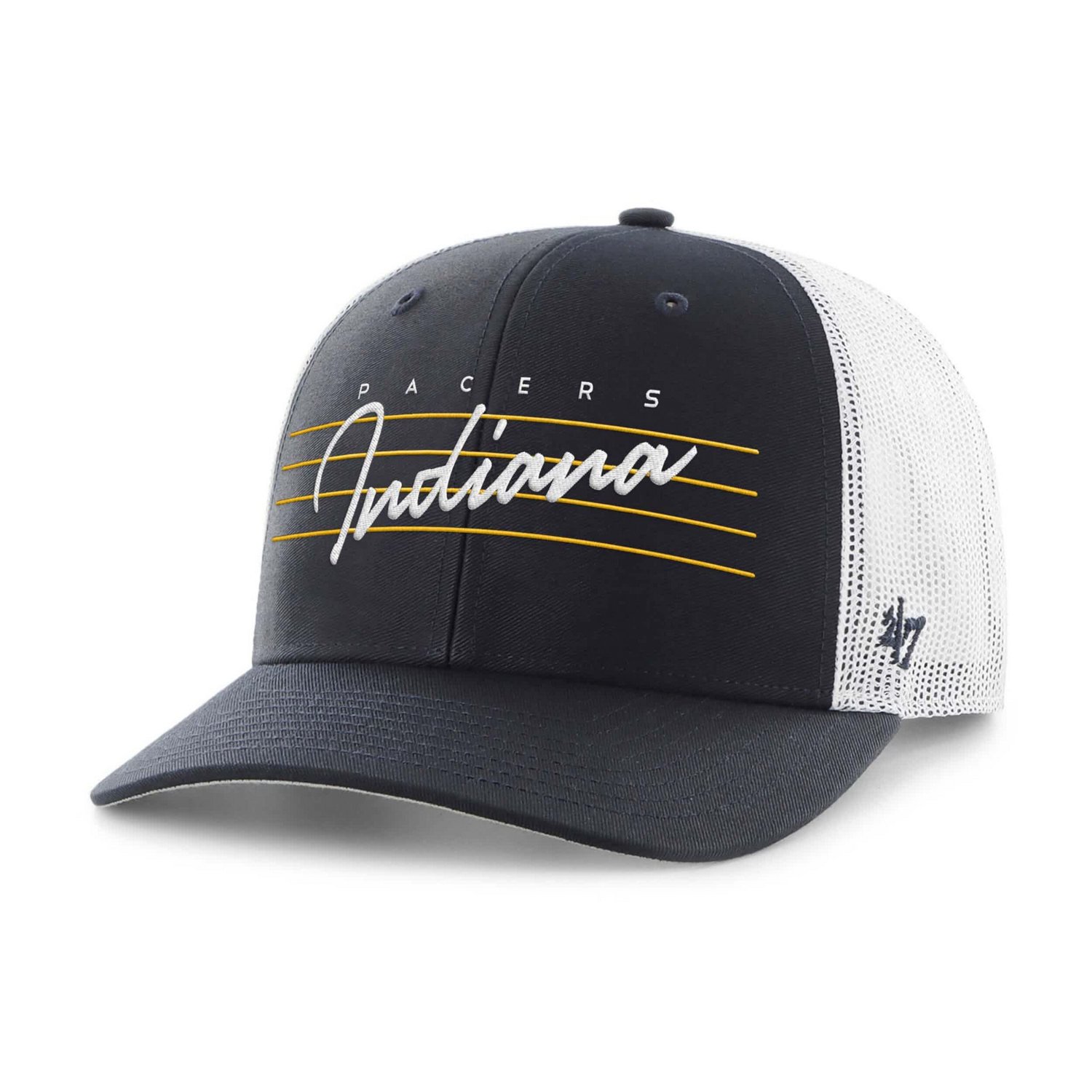 '47 Indiana Pacers Downburst Trucker Adjustable Hat - view number 2