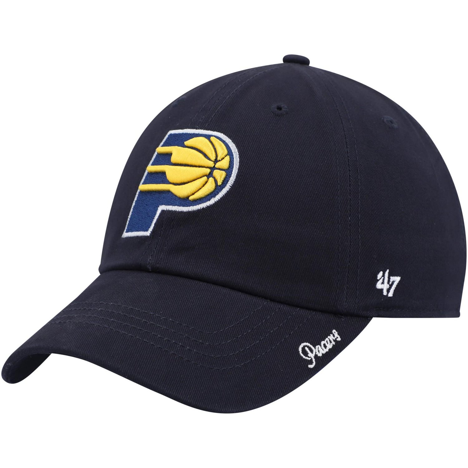 '47 Indiana Pacers Miata Clean Up Logo Adjustable Hat                                                                            - view number 1