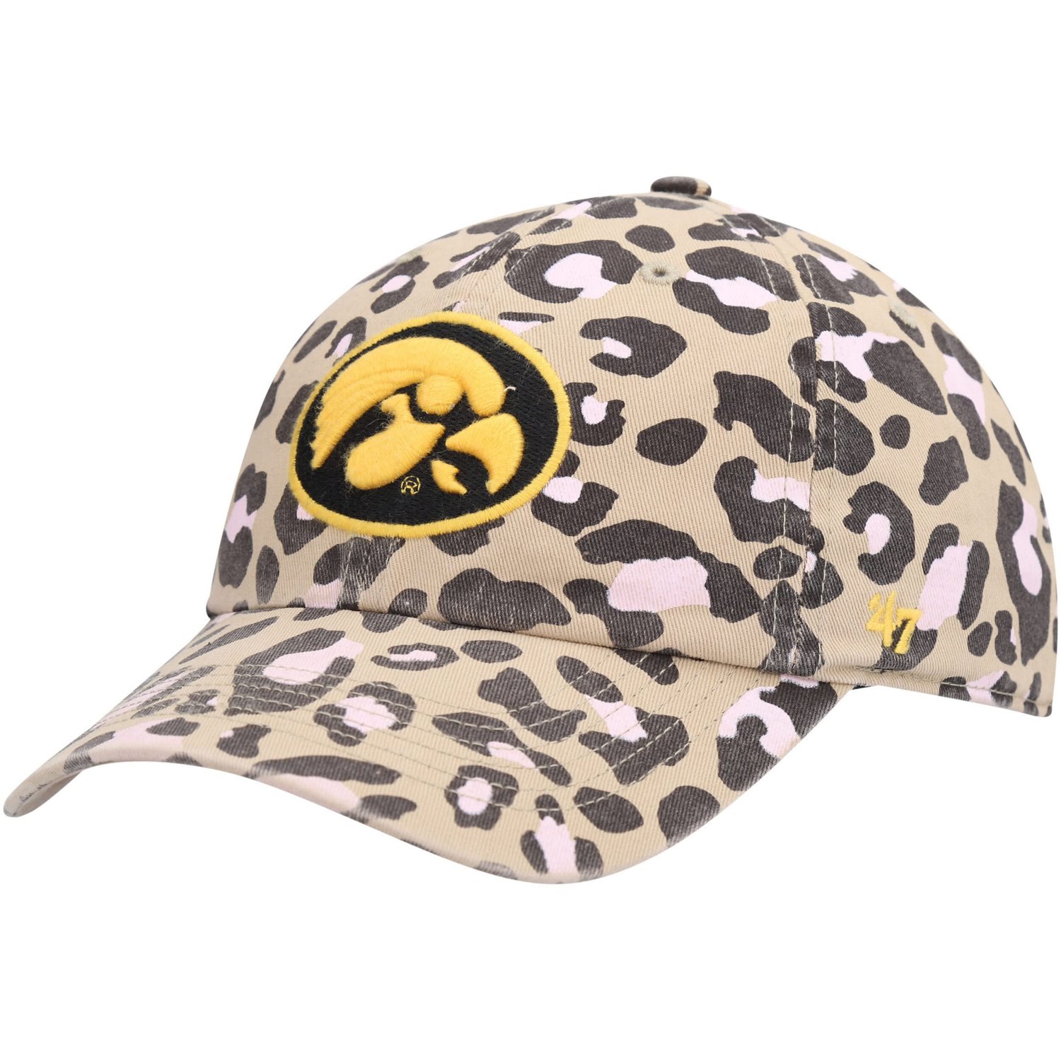 '47 Iowa Hawkeyes Bagheera Clean Up Adjustable Hat