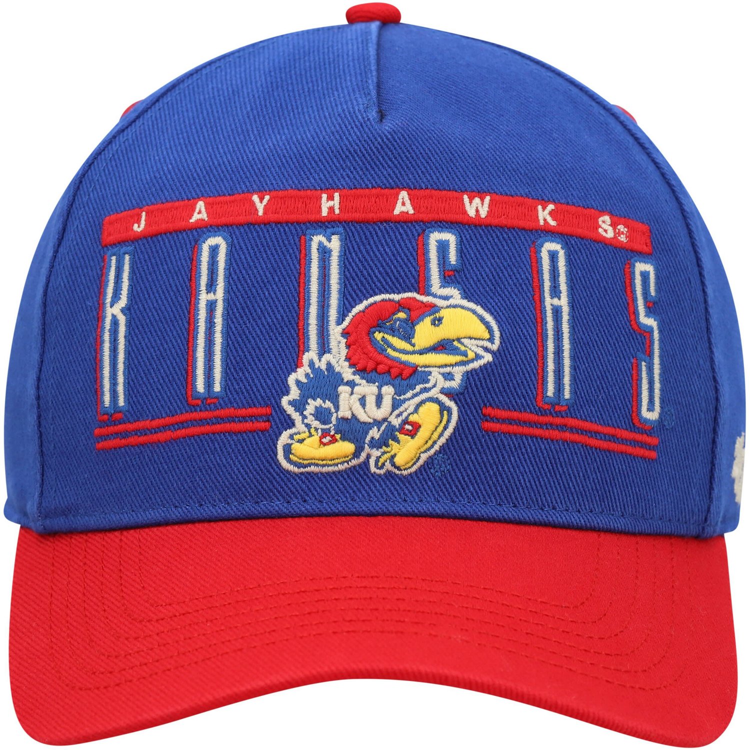 '47 Kansas Jayhawks Double Header Hitch Adjustable Hat                                                                           - view number 2
