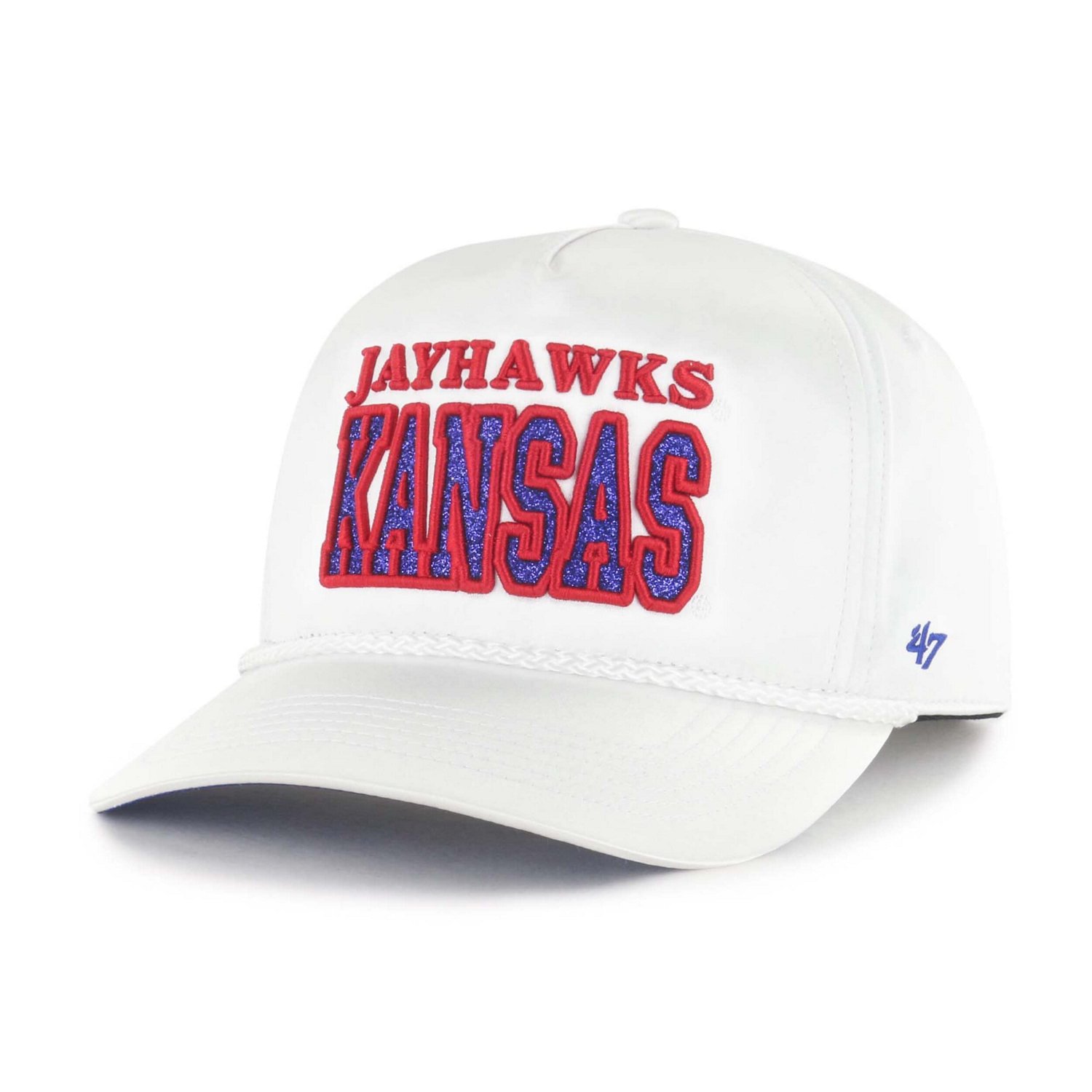 '47 Kansas Jayhawks Outspoken Hitch Adjustable Hat - view number 2