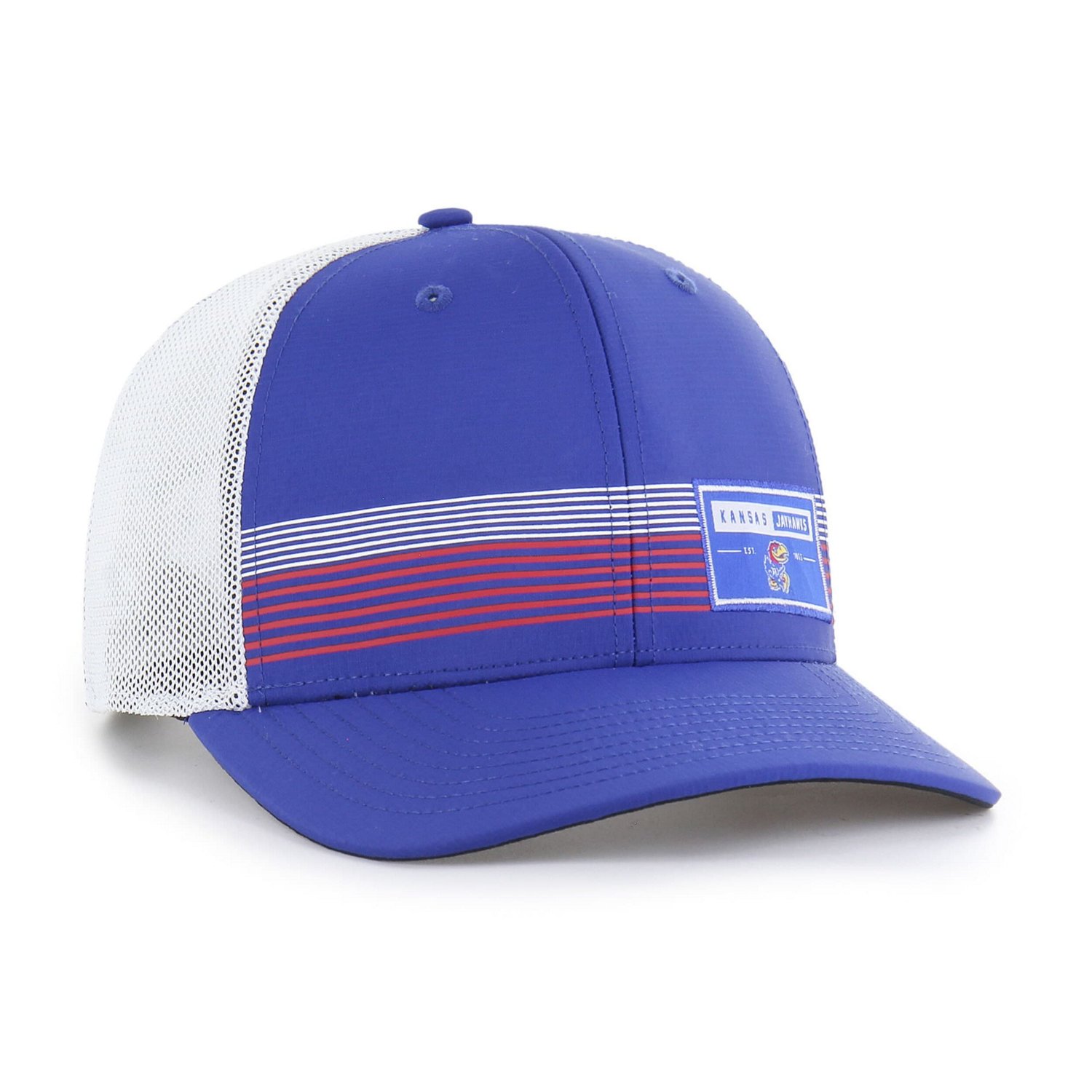 '47 Kansas Jayhawks Rangefinder brrr Trucker Adjustable Hat - view number 2