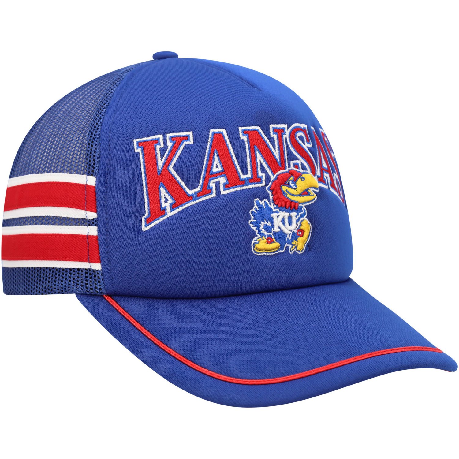 '47 Kansas Jayhawks Sideband Trucker Adjustable Hat - view number 3