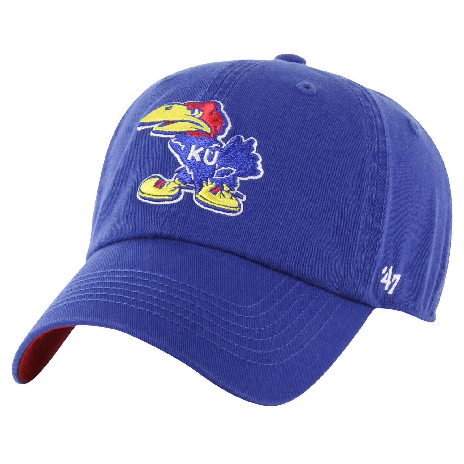 '47 Kansas Jayhawks Vintage Sure Shot Franchise Fitted Hat - view number 2