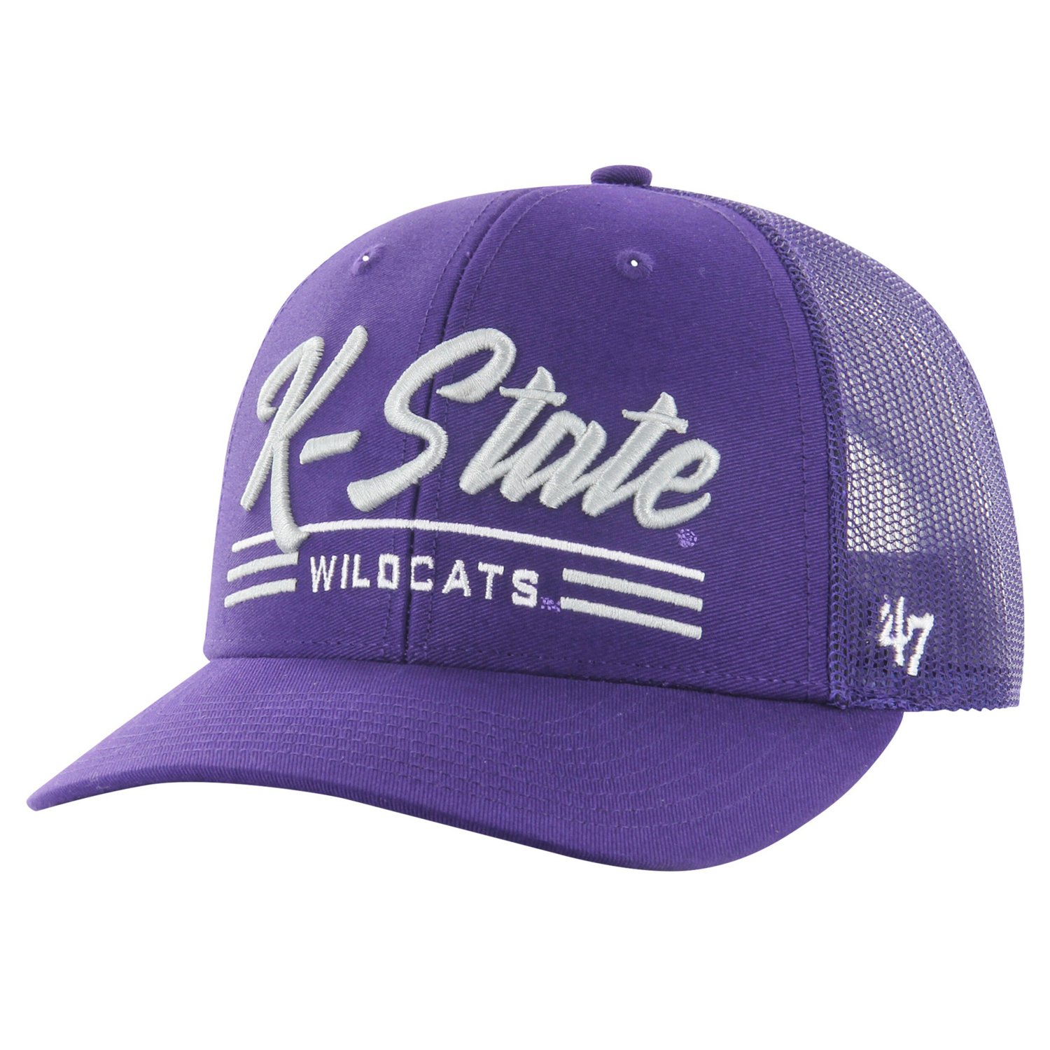 '47 Kansas State Wildcats Garner Trucker Adjustable Hat                                                                          - view number 1