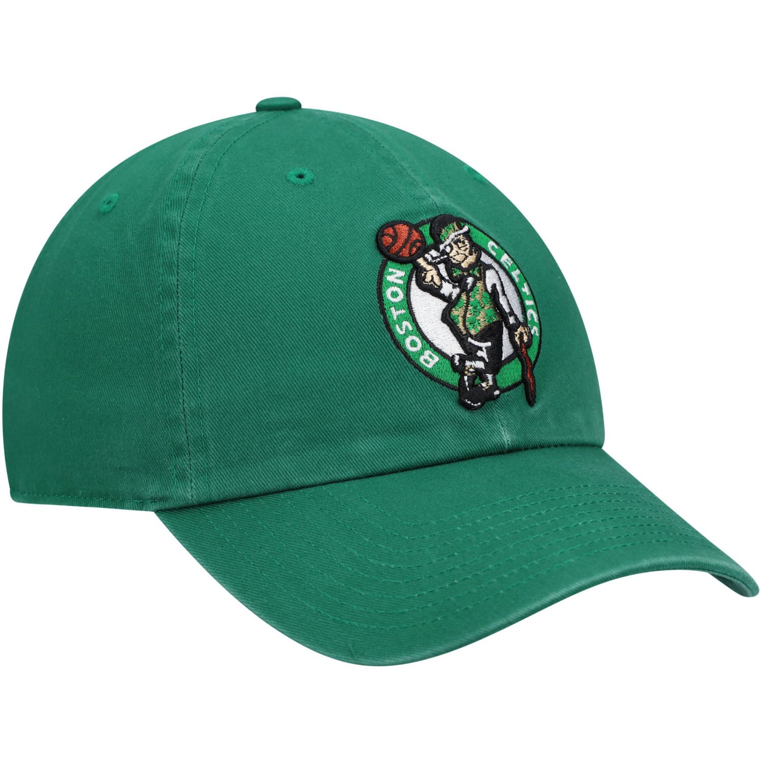 '47 Kelly Boston Celtics Logo Clean Up Adjustable Hat                                                                            - view number 3