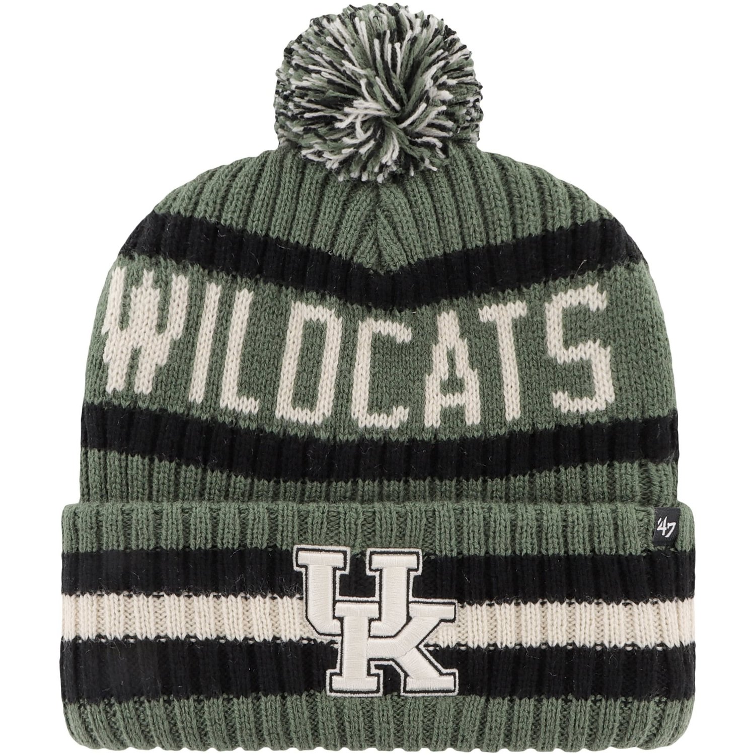 '47 Kentucky Wildcats OHT Military Appreciation Bering Cuffed Knit Hat with Pom