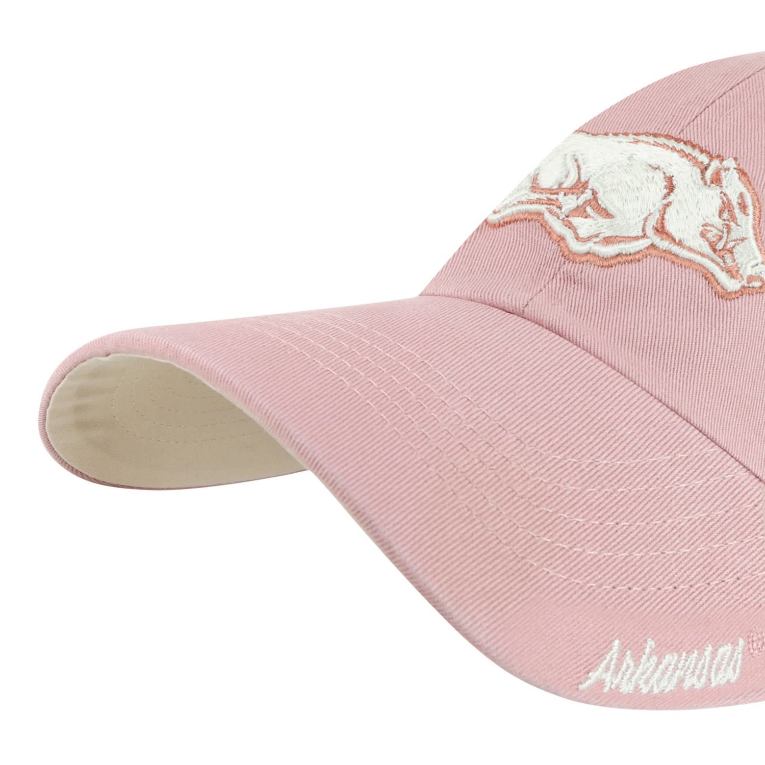 '47 Light Arkansas Razorbacks Dusty Miata Clean Up Adjustable Hat