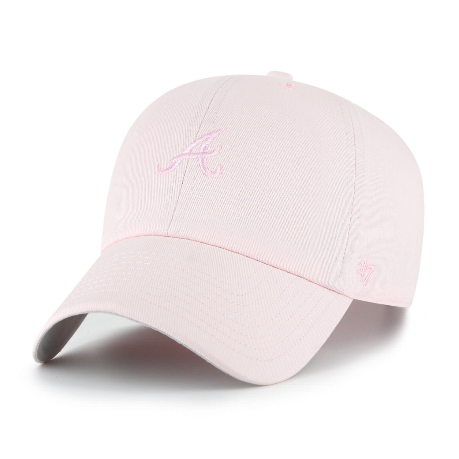 '47 Light Atlanta Braves Pastel Clean Up Adjustable Hat
