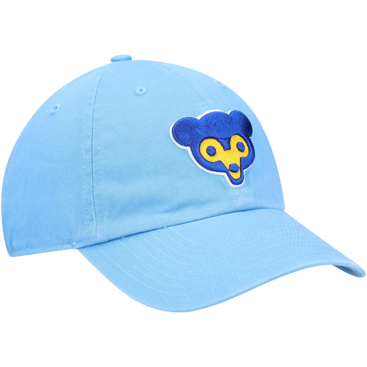 '47 Light Chicago Cubs Logo Cooperstown Collection Clean Up Adjustable Hat - view number 3