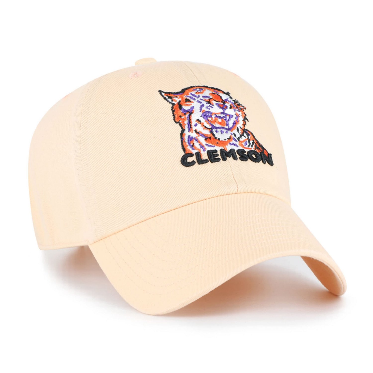 '47 Light Clemson Tigers Vault Clean Up Adjustable Hat - view number 2