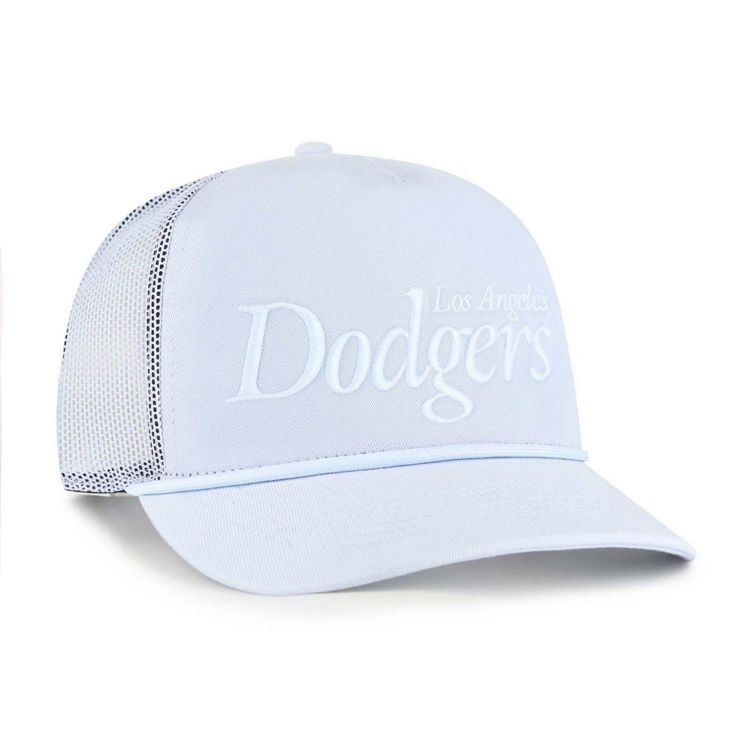 '47 Light Los Angeles Dodgers Foundation Script Hitch Adjustable Trucker Hat - view number 2