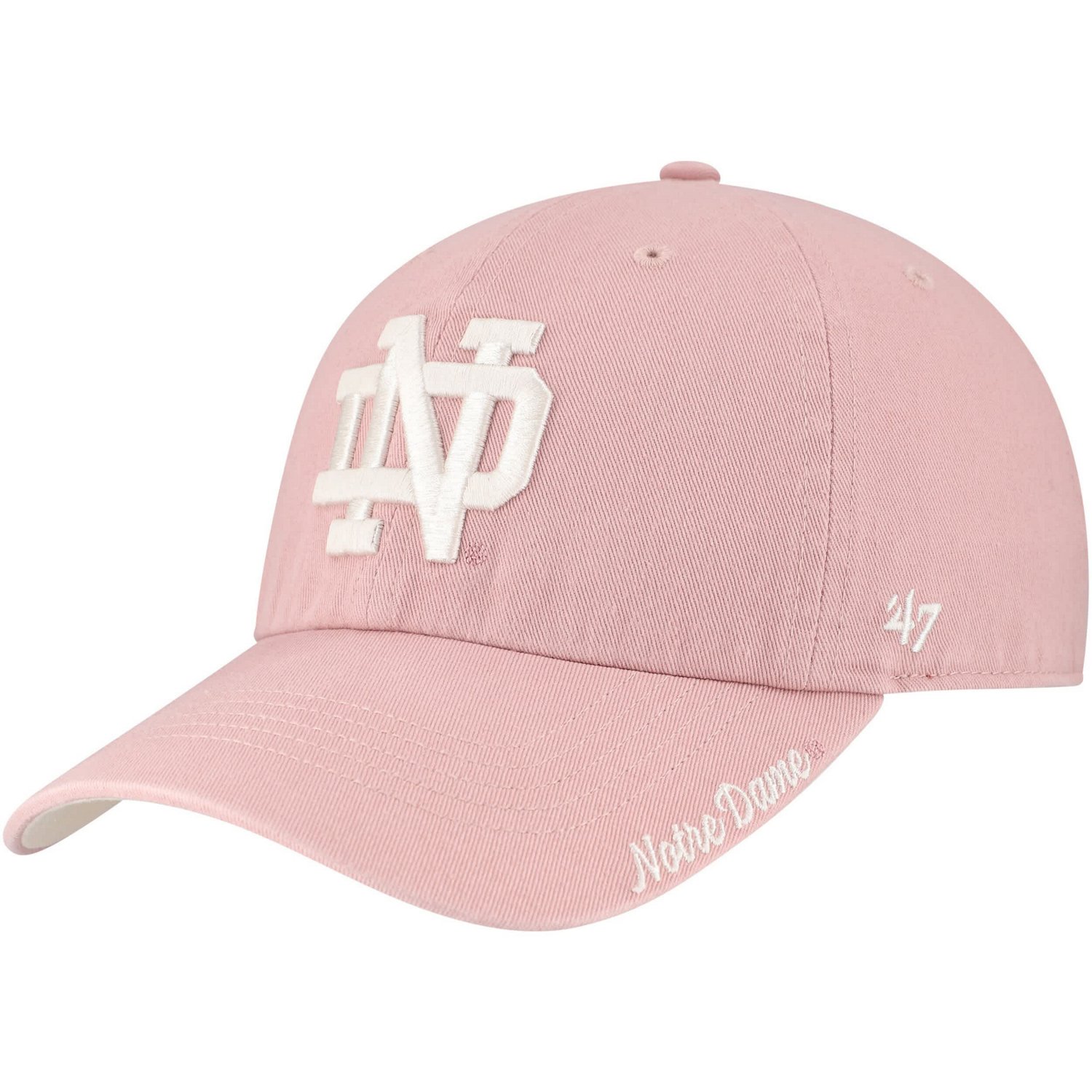 '47 Light Notre Dame Fighting Irish Dusty Miata Clean Up Adjustable Hat