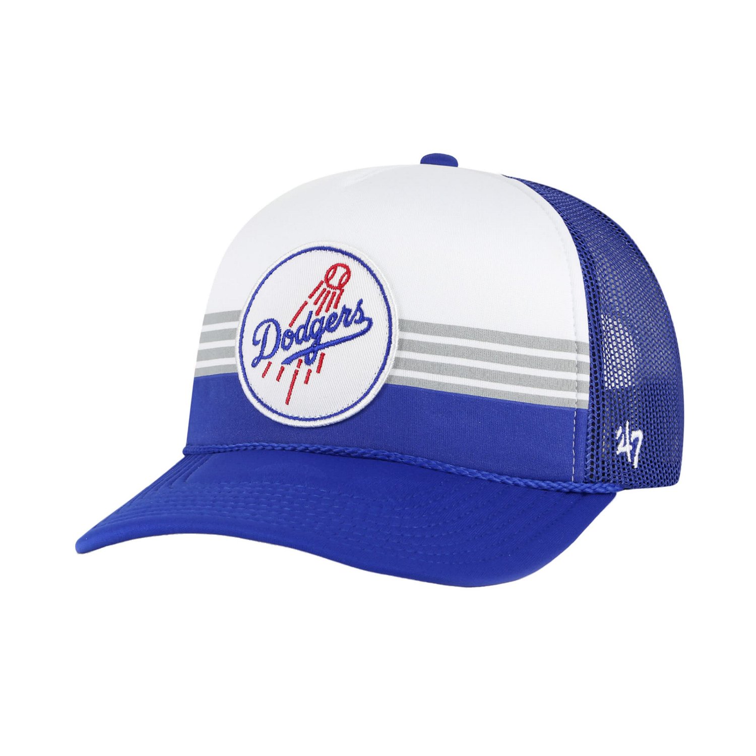 '47 Los Angeles Dodgers Lift Off Foam Front Mesh Trucker Adjustable Hat