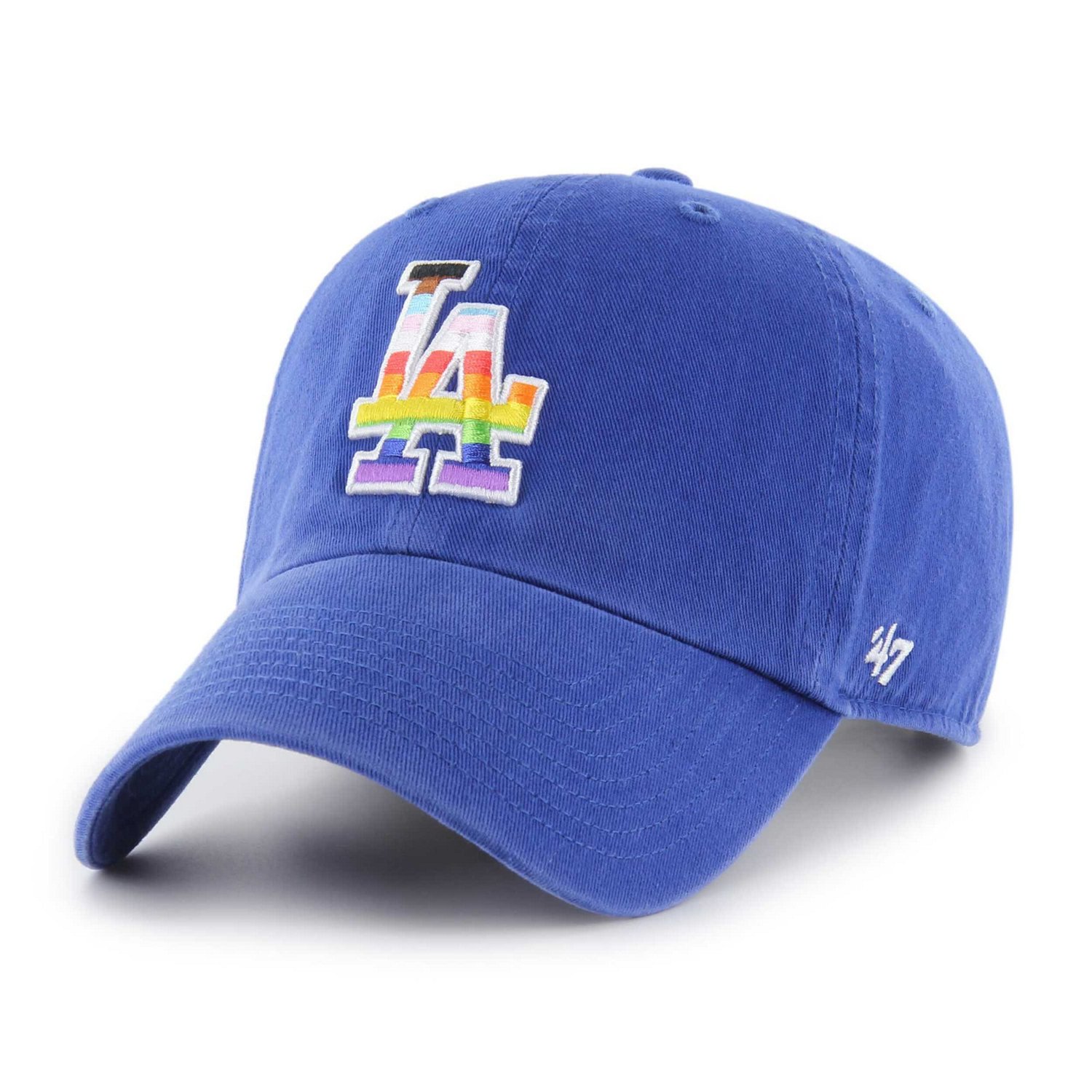 '47 Los Angeles Dodgers Team Pride Clean Up Adjustable Hat