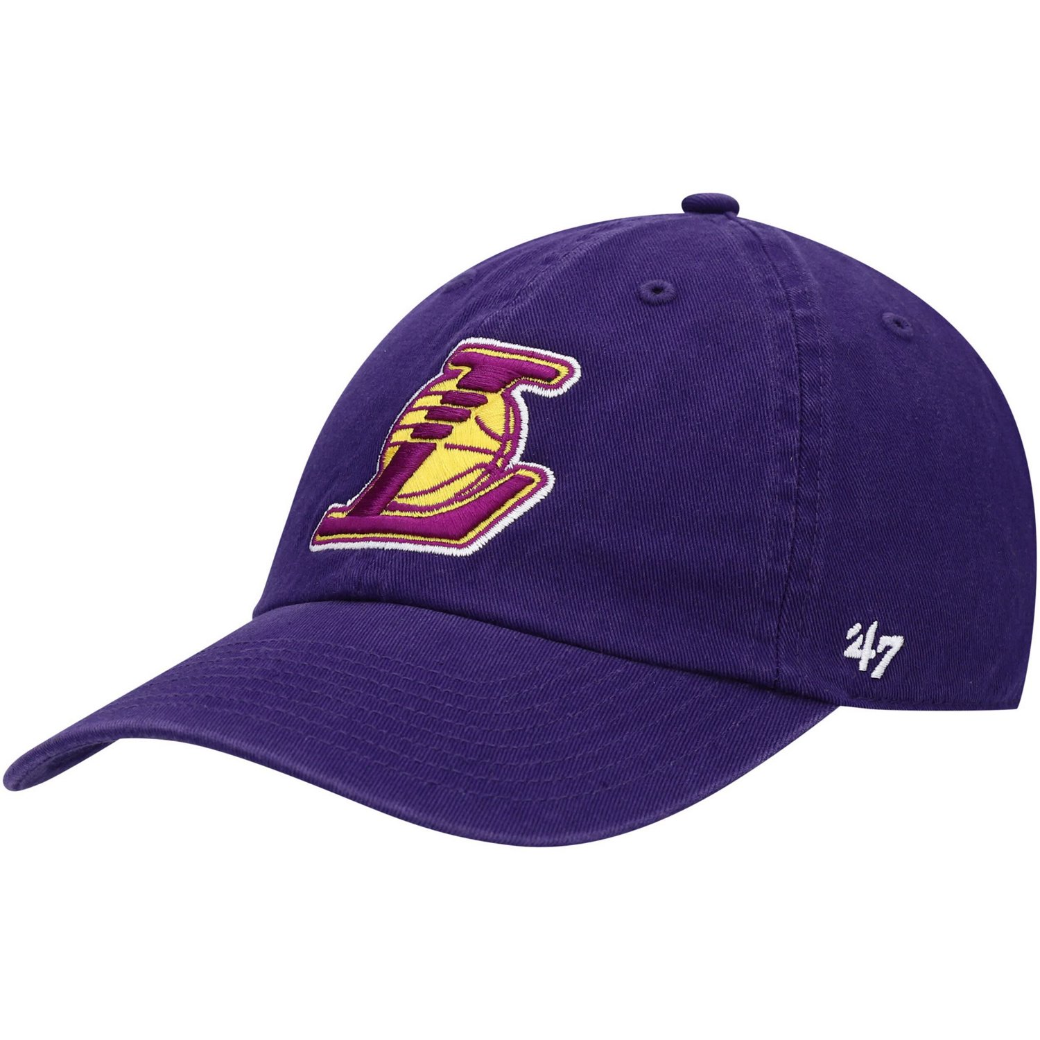'47 Los Angeles Lakers Core Logo Clean Up Adjustable Hat