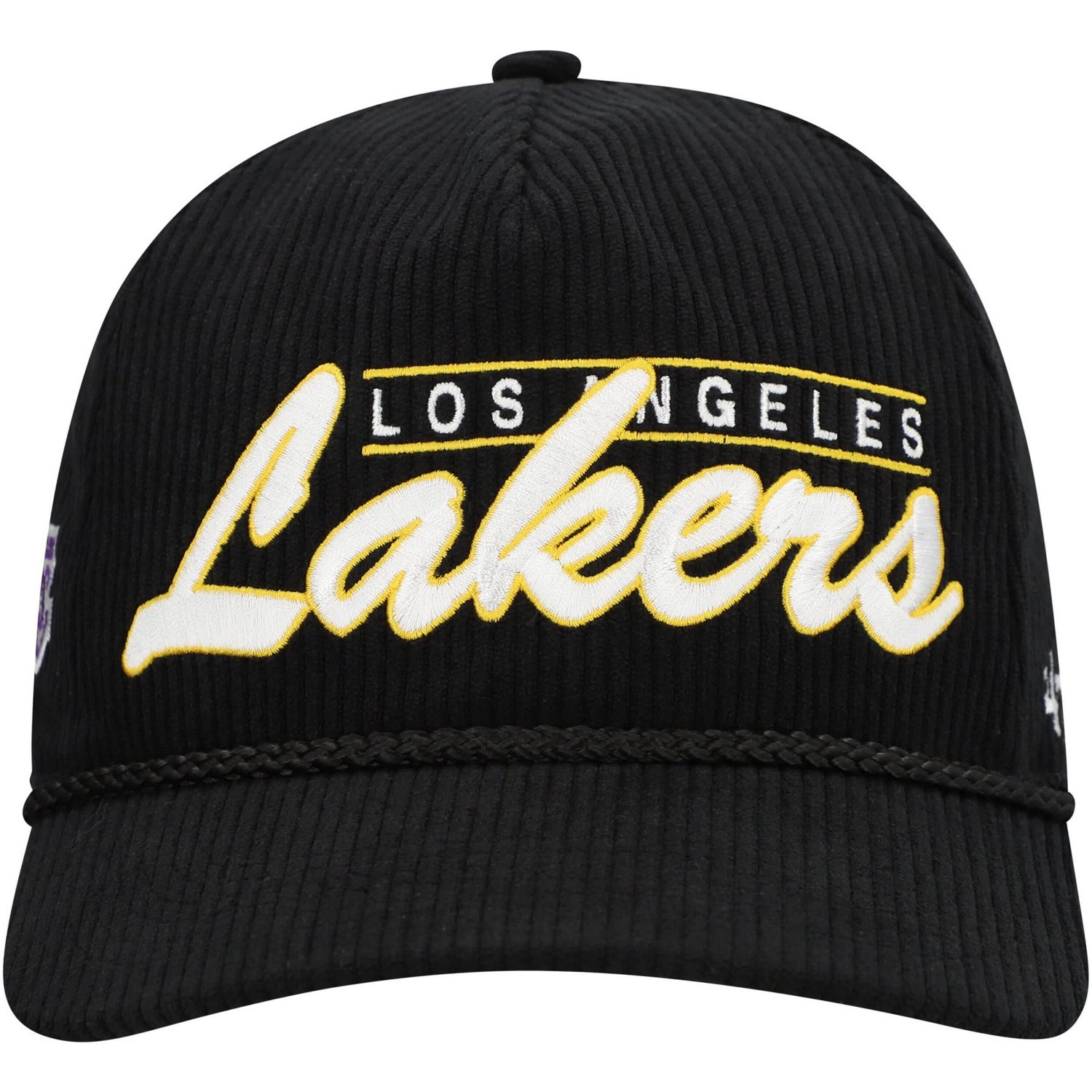 '47 Los Angeles Lakers Double Header Sidepatch Cord Hitch Adjustable Hat                                                         - view number 2
