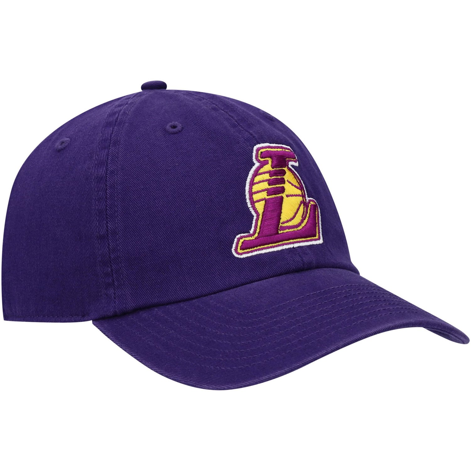 '47 Los Angeles Lakers Logo Clean Up Adjustable Hat - view number 3