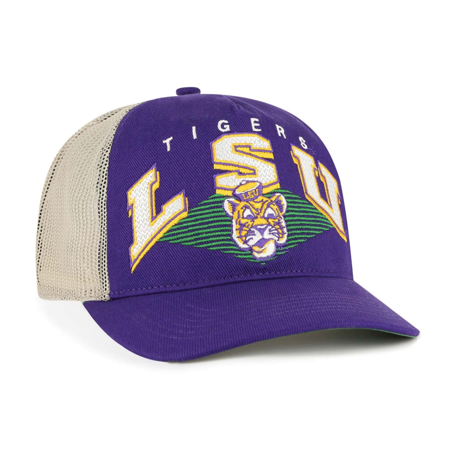 '47 LSU Tigers Pomona Mesh Hitch Adjustable Trucker Hat - view number 2