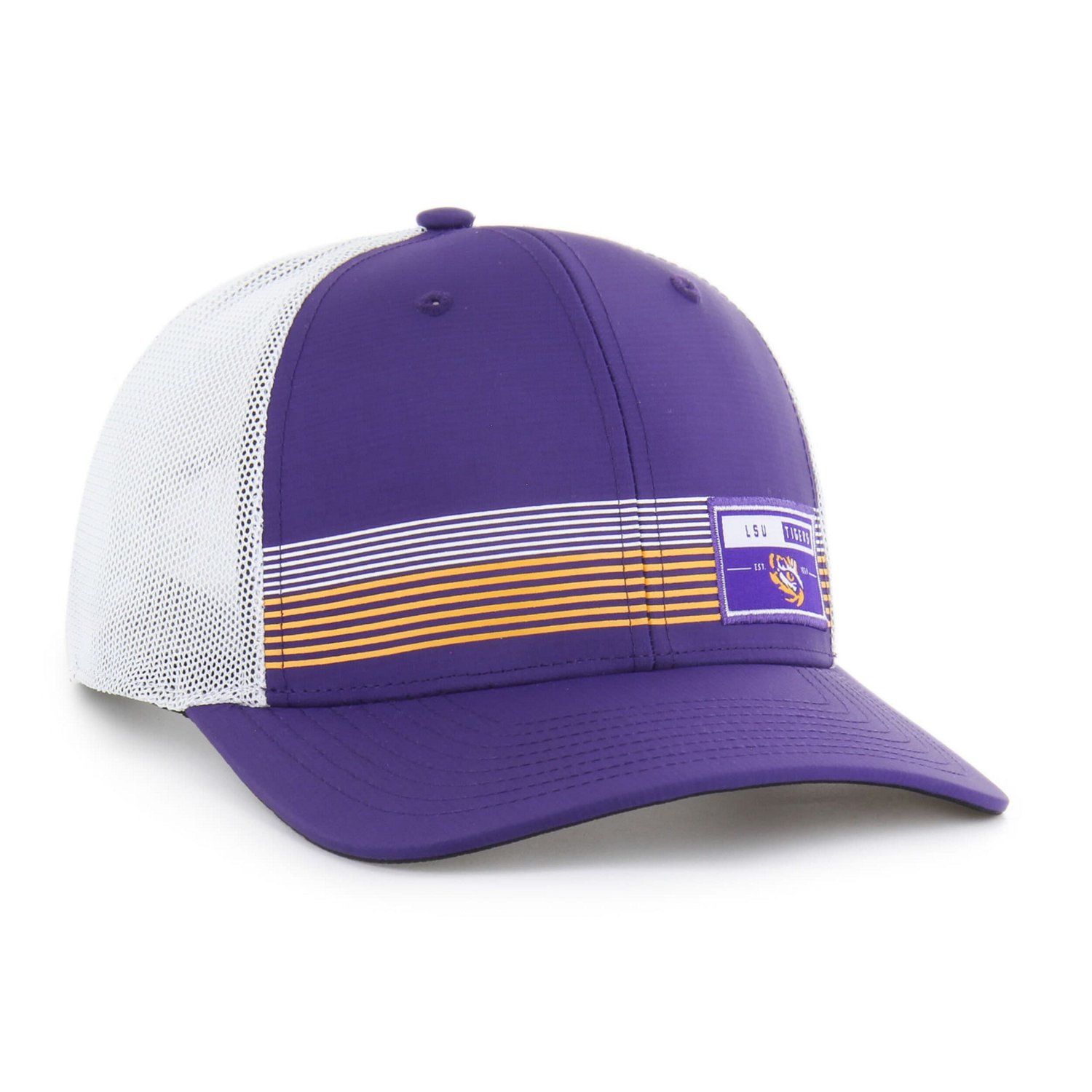 '47 LSU Tigers Rangefinder brrr Trucker Adjustable Hat - view number 2