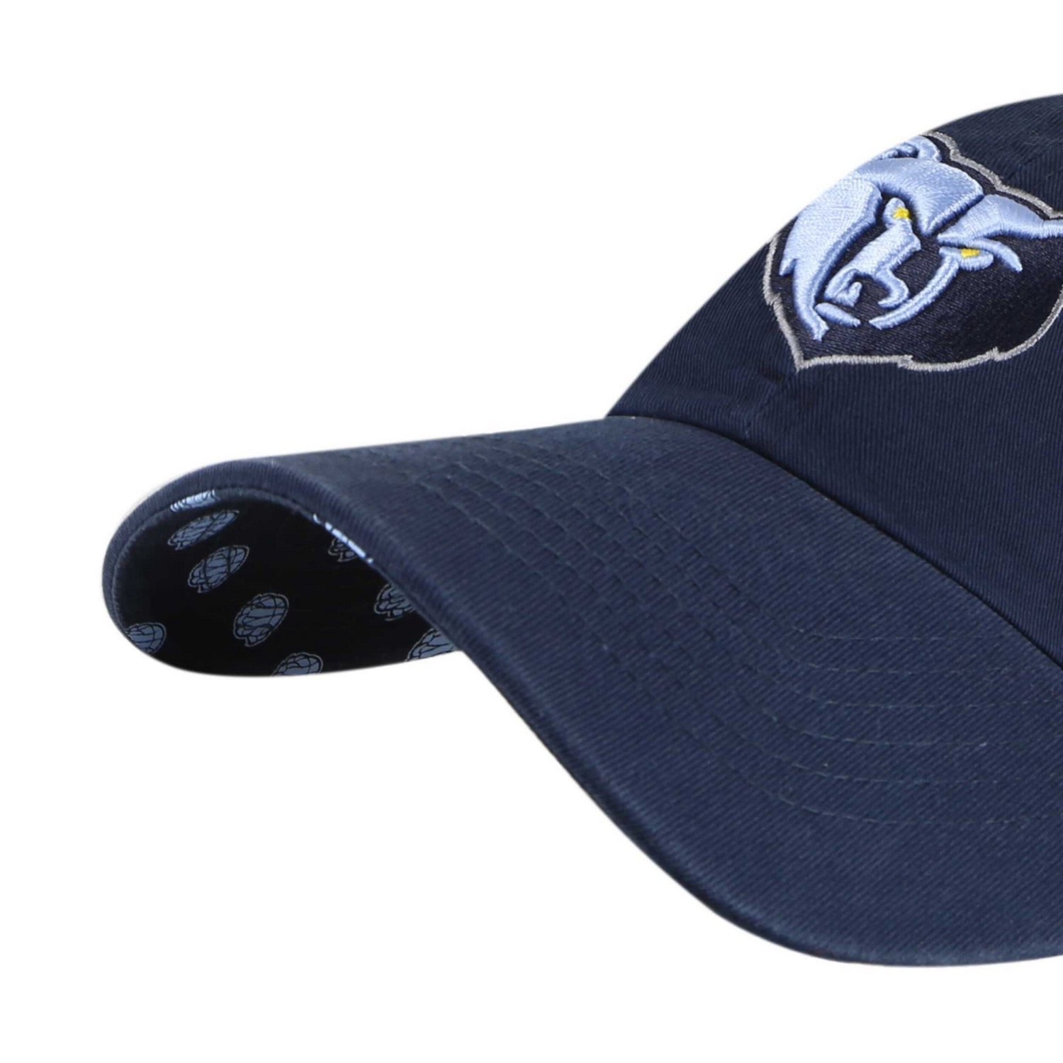 '47 Memphis Grizzlies Confetti Undervisor Clean Up Adjustable Hat                                                                - view number 4