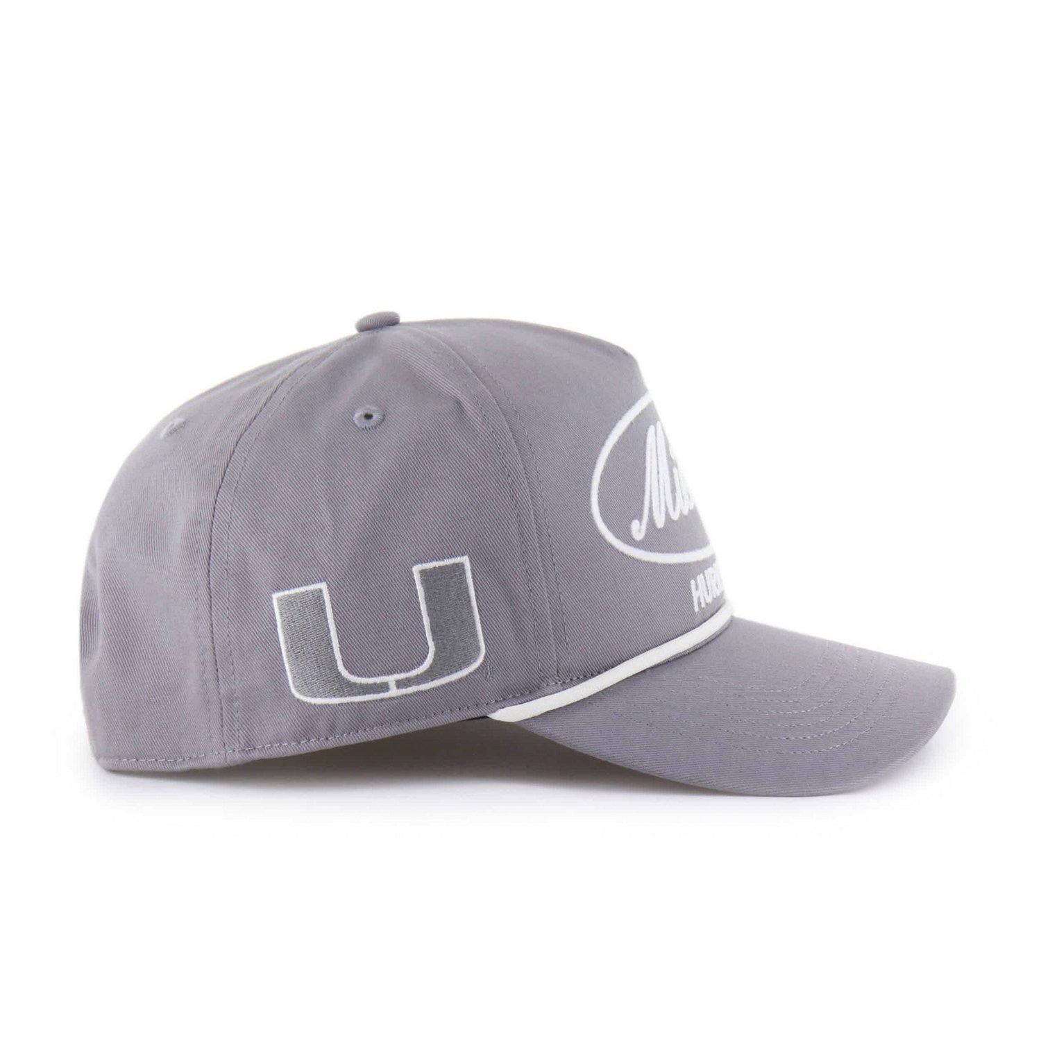 '47 Miami Hurricanes Contemporary Basics Foundational Rope Hitch Adjustable Hat - view number 2