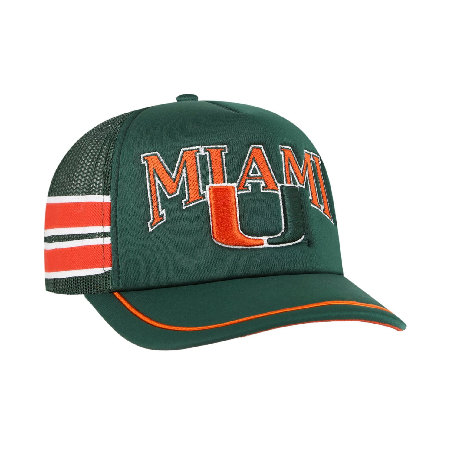 '47 Miami Hurricanes Sideband Trucker Adjustable Hat                                                                             - view number 2