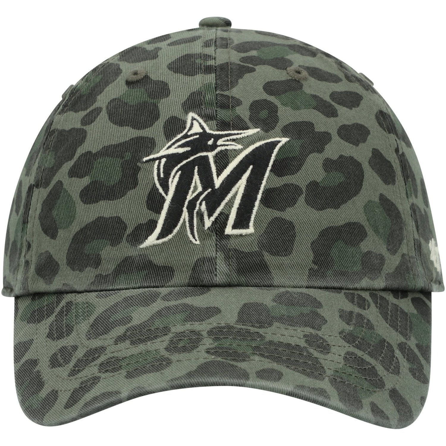 '47 Miami Marlins Bagheera Clean Up Adjustable Hat
