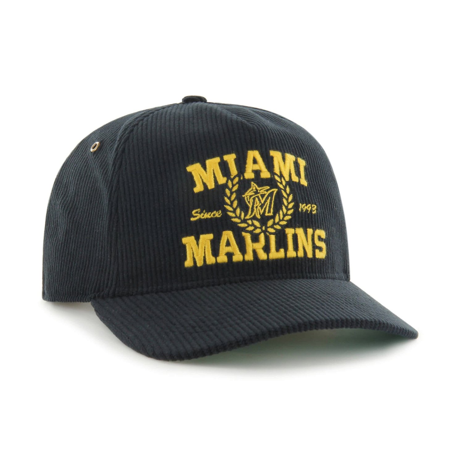 '47 Miami Marlins Laurus Corduroy Hitch Snapback Hat