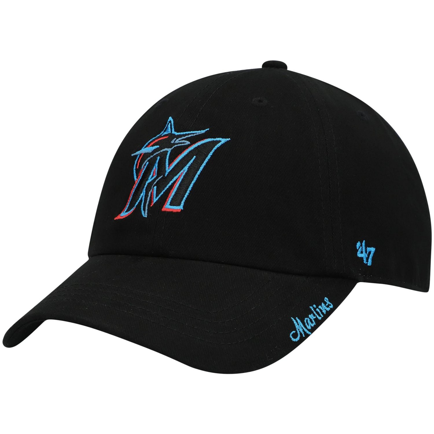 '47 Miami Marlins Team Miata Clean Up Adjustable Hat                                                                             - view number 1