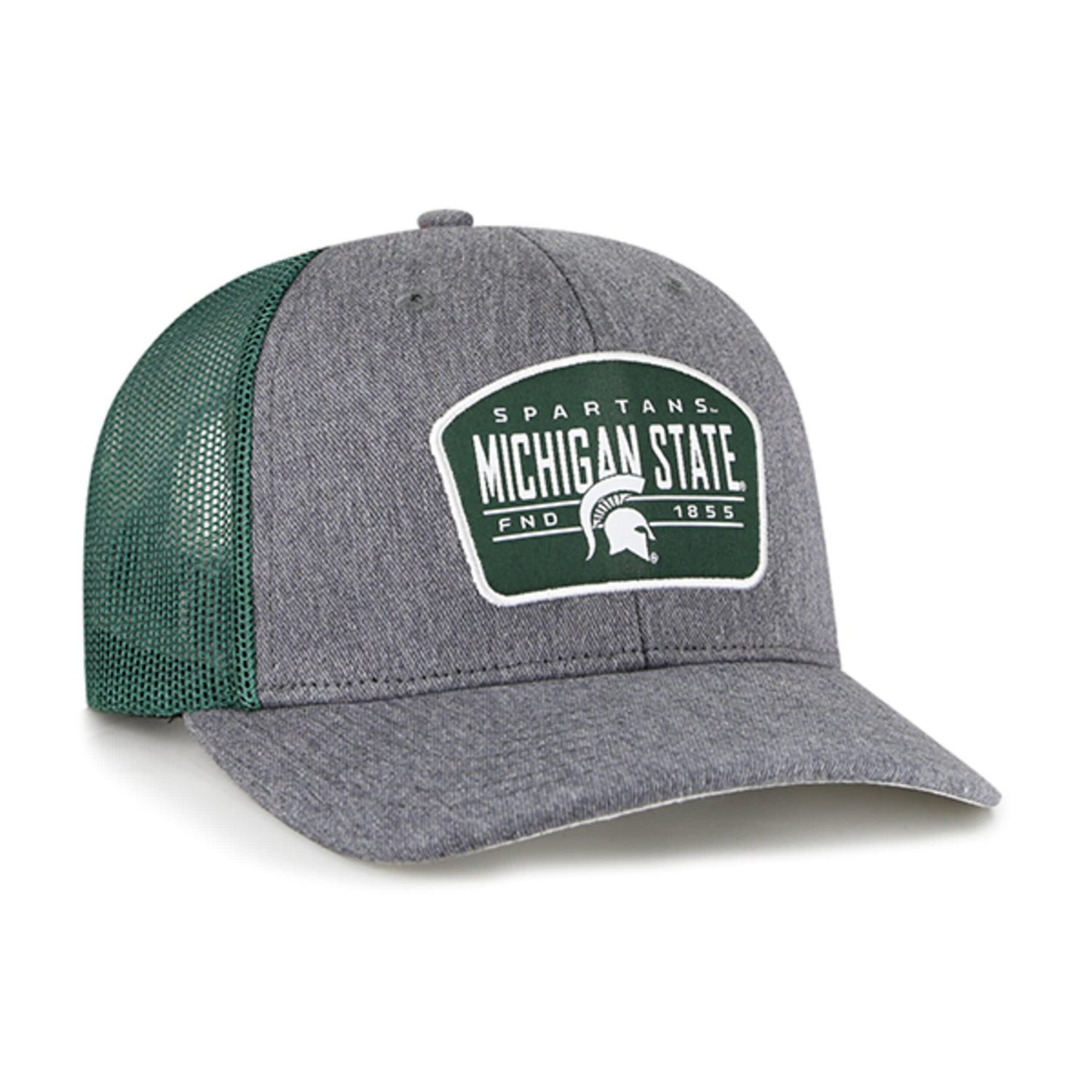 '47 Michigan State Spartans Slate Trucker Snapback Hat