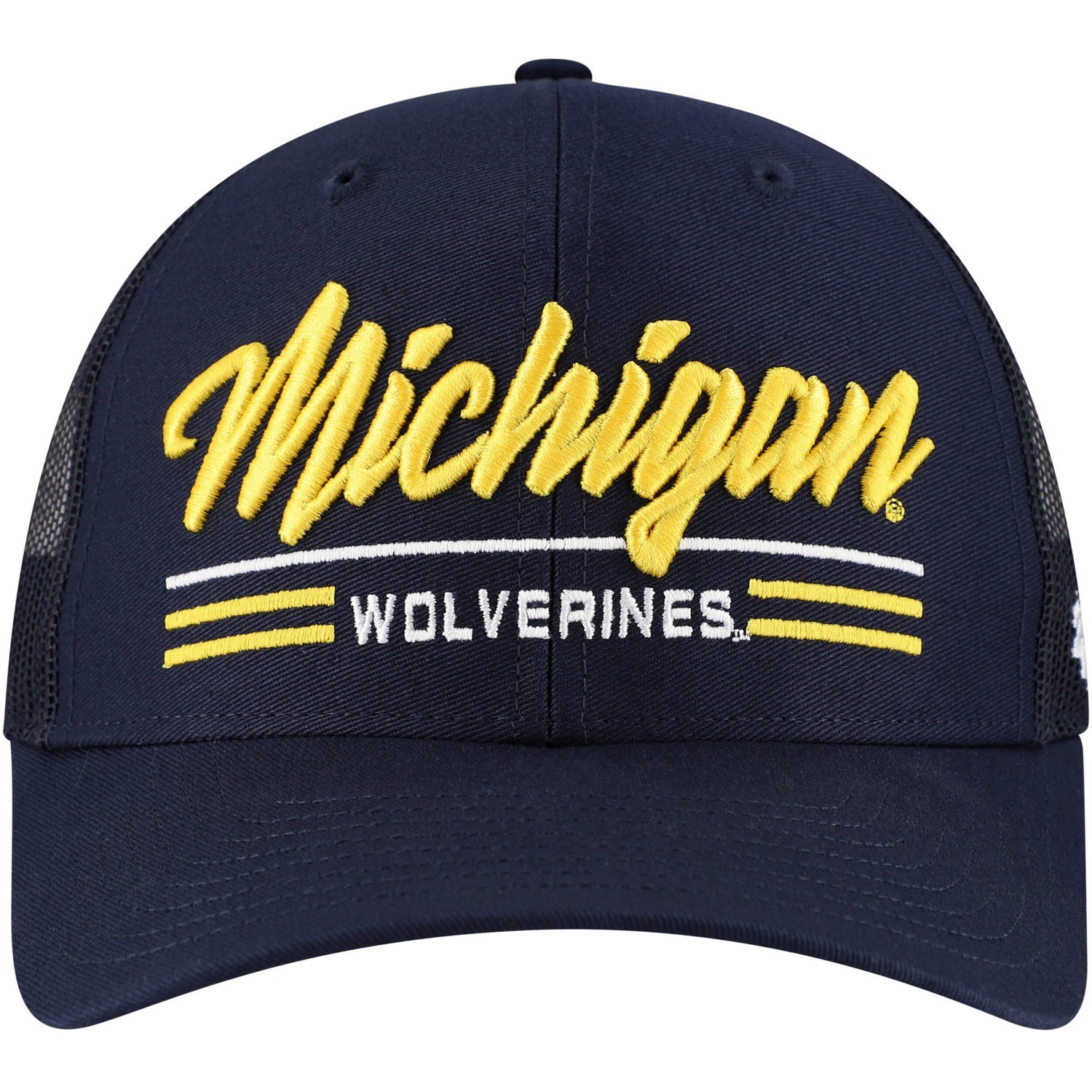 '47 Michigan Wolverines Garner Trucker Adjustable Hat - view number 2
