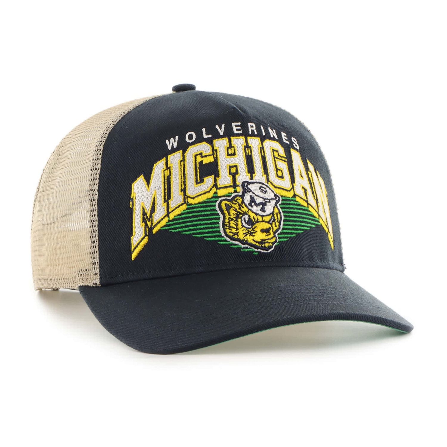 '47 Michigan Wolverines Pomona Mesh Hitch Adjustable Trucker Hat