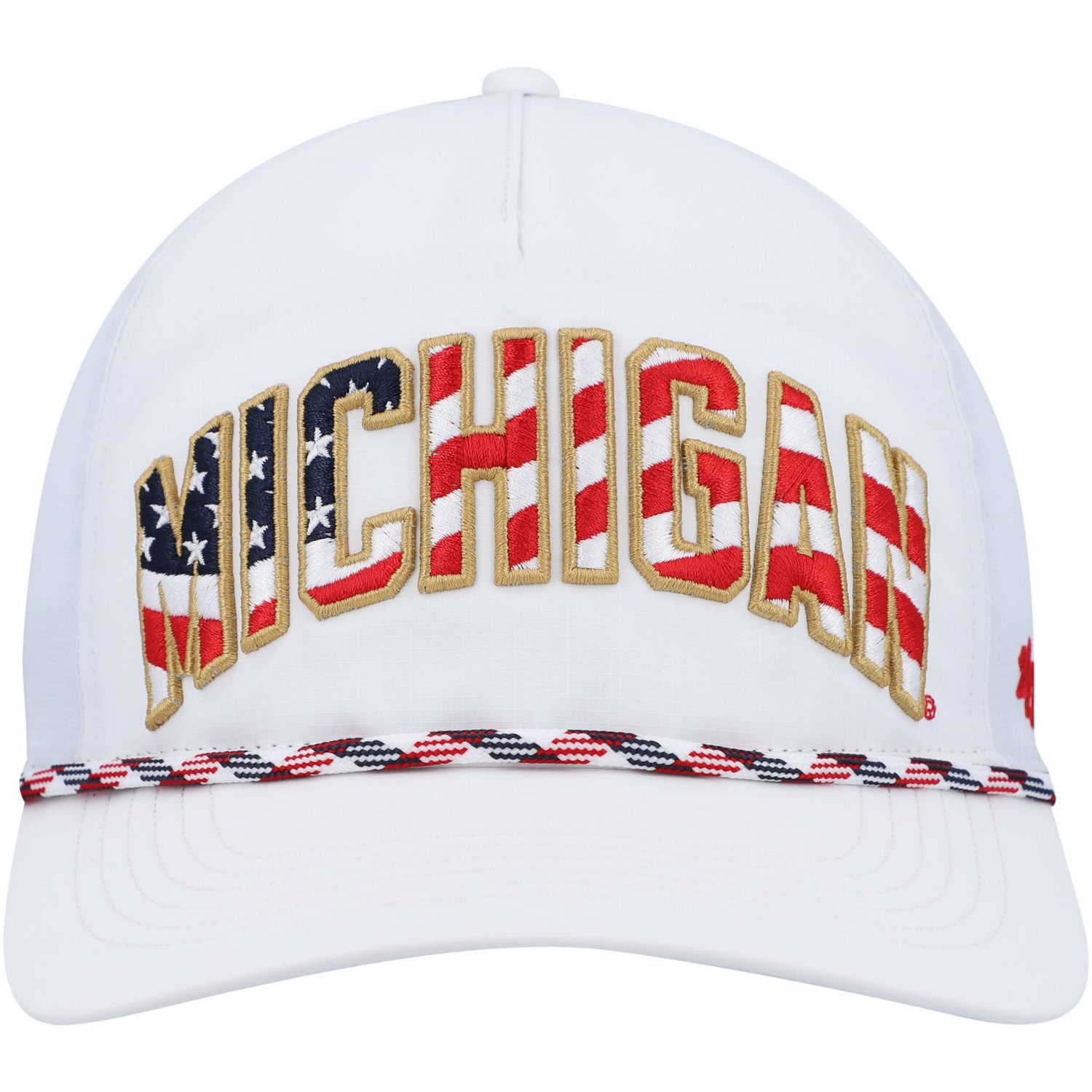 '47 Michigan Wolverines Stars and Stripes Flag Flutter Hitch Snapback Hat