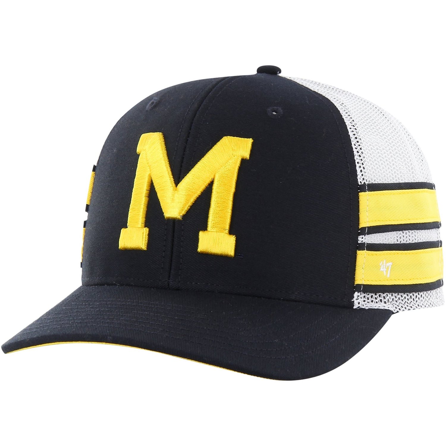 '47 Michigan Wolverines Straight Eight Adjustable Trucker Hat                                                                    - view number 1