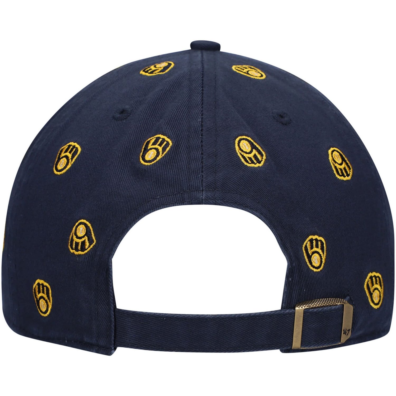 '47 Milwaukee Brewers Confetti Clean Up Adjustable Hat - view number 4