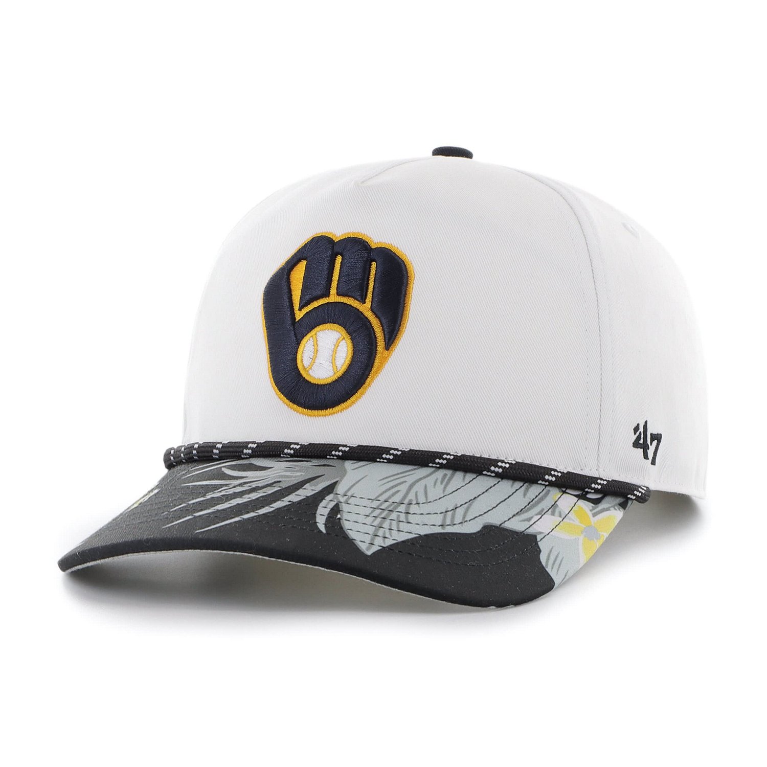 '47 Milwaukee Brewers Dark Tropic Hitch Snapback Hat