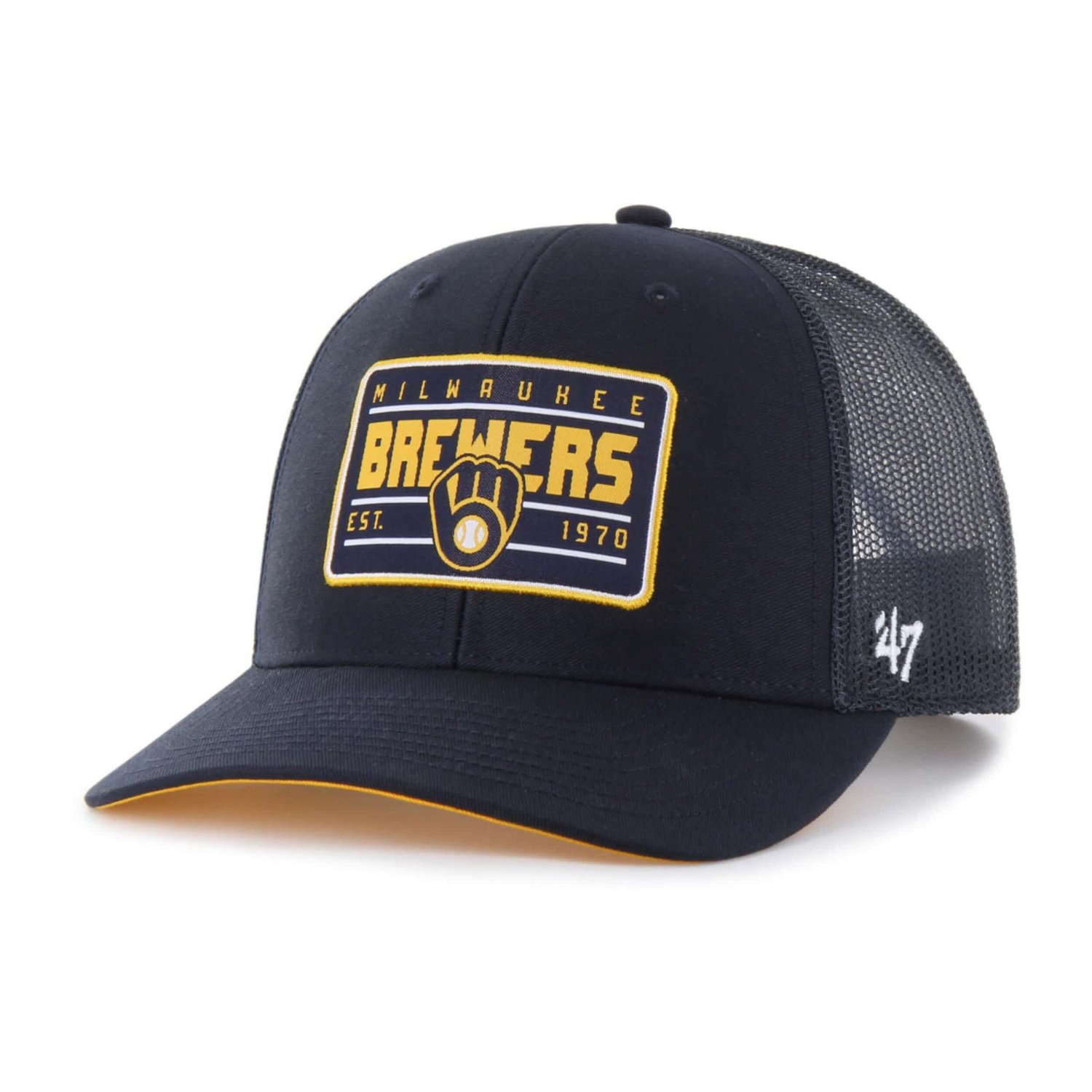 '47 Milwaukee Brewers Hardline Trucker Adjustable Hat