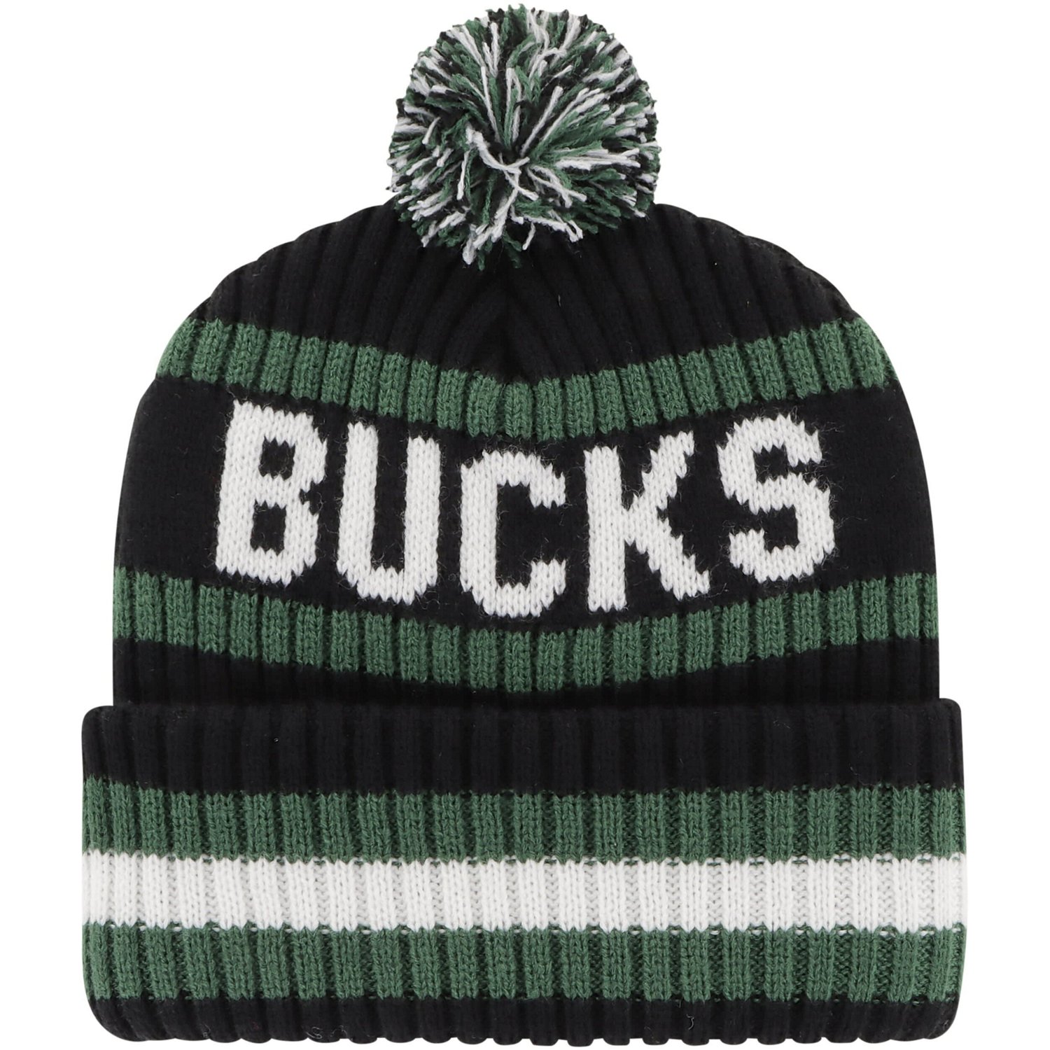 '47 Milwaukee Bucks Bering Cuffed Knit Hat with Pom