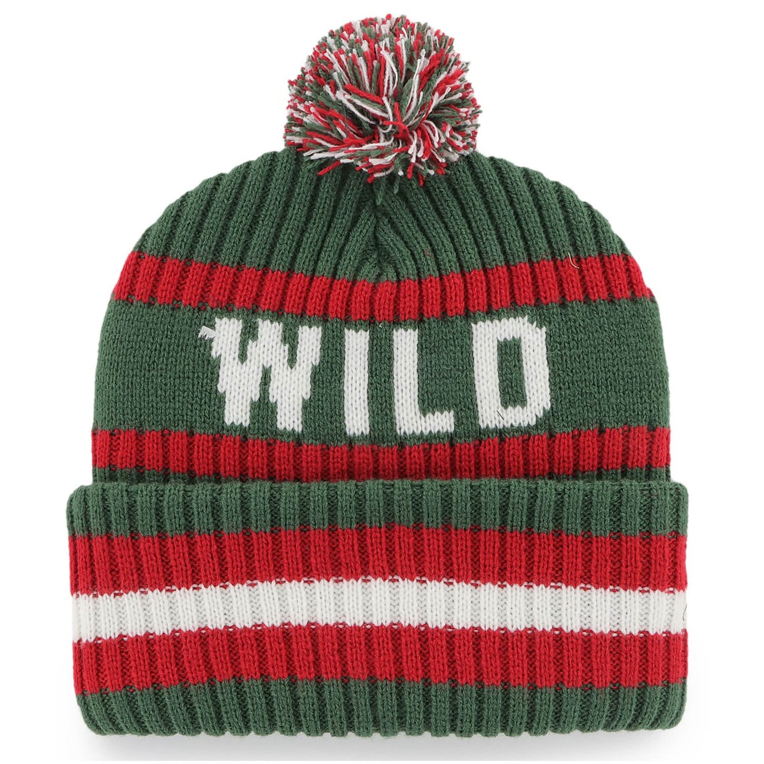 '47 Minnesota Wild Bering Cuffed Knit Hat with Pom - view number 2