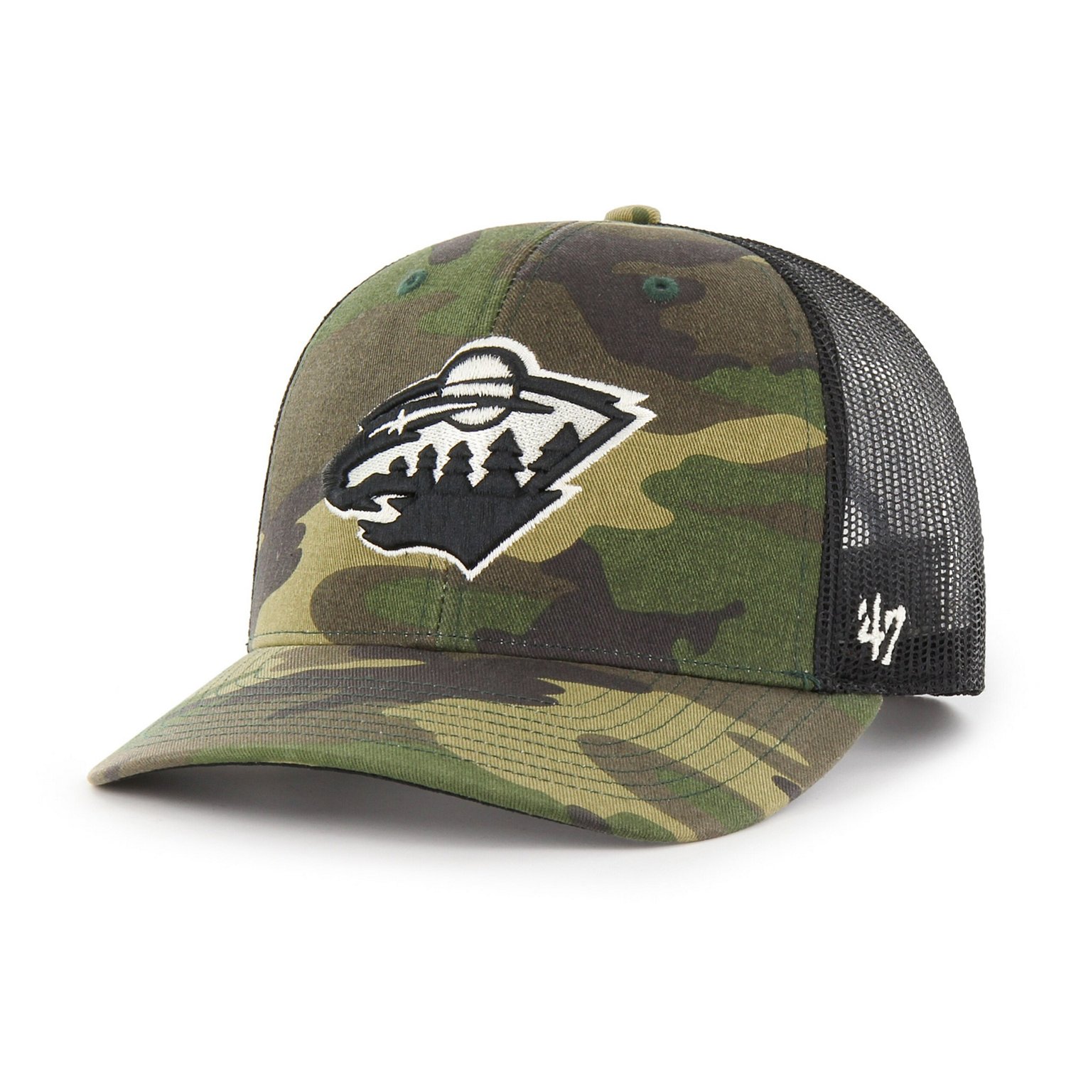 '47 Minnesota Wild Trucker Snapback Hat - view number 2