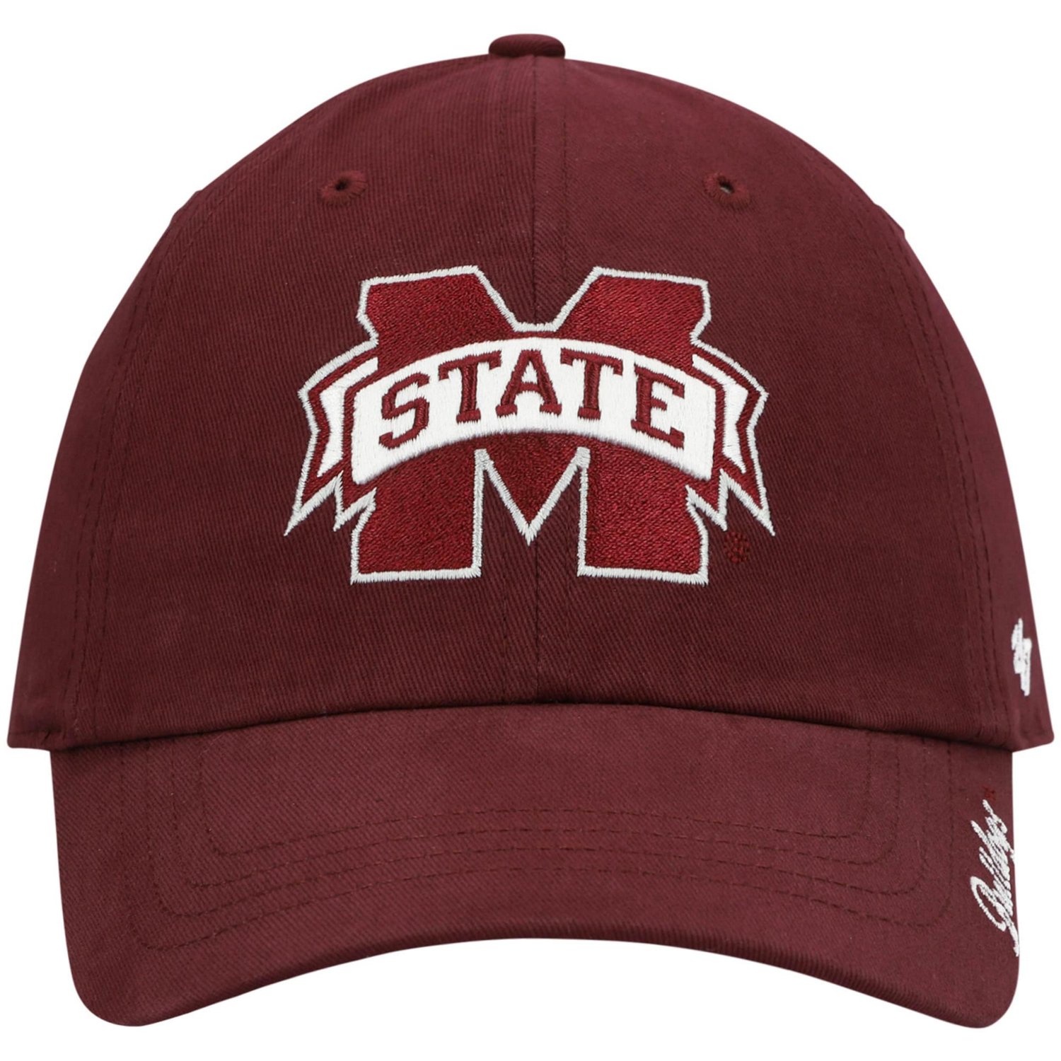 '47 Mississippi State Bulldogs Miata Clean Up Logo Adjustable Hat